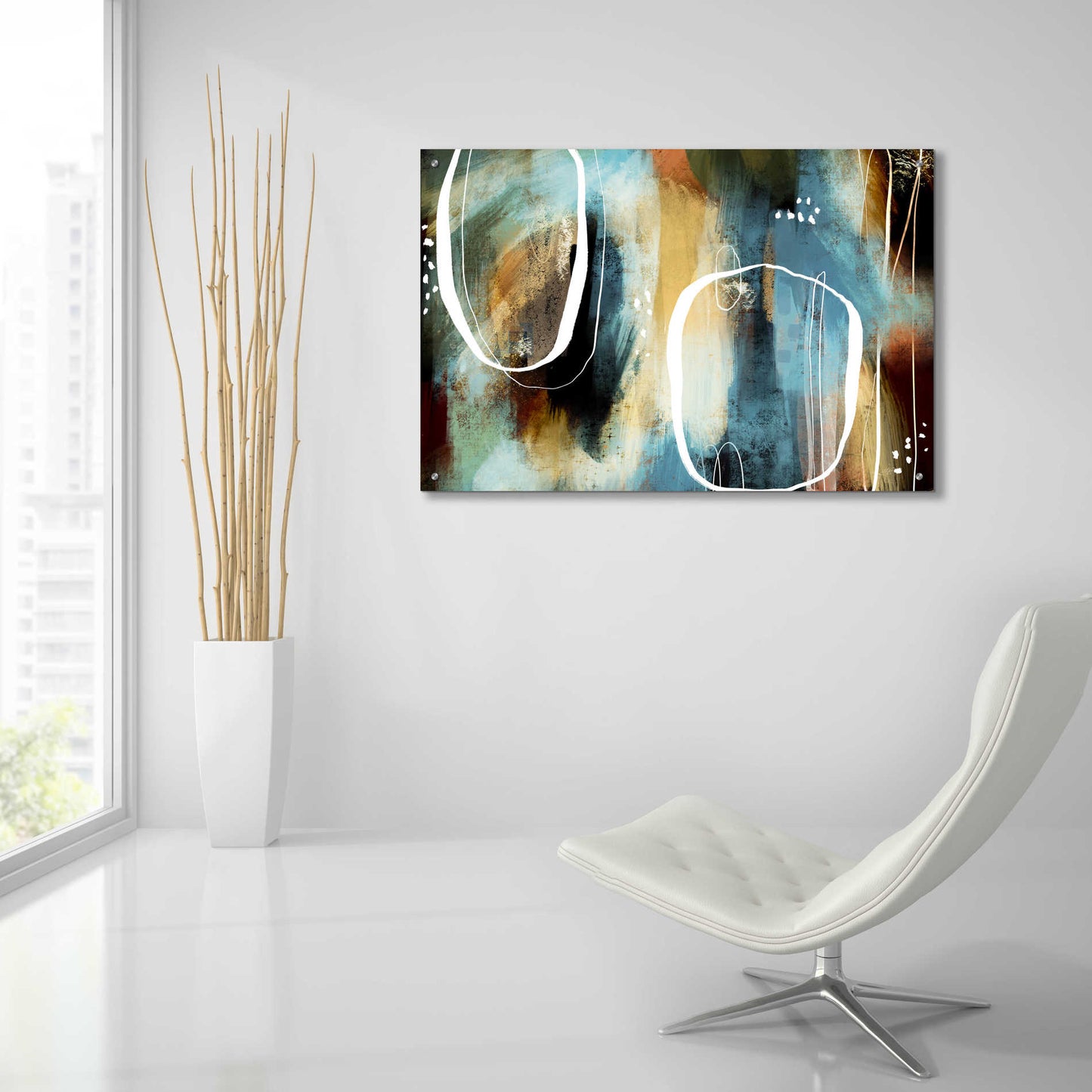 Epic Art 'Ancient Crown' by Delores Naskrent Acrylic Glass Wall Art,36x24