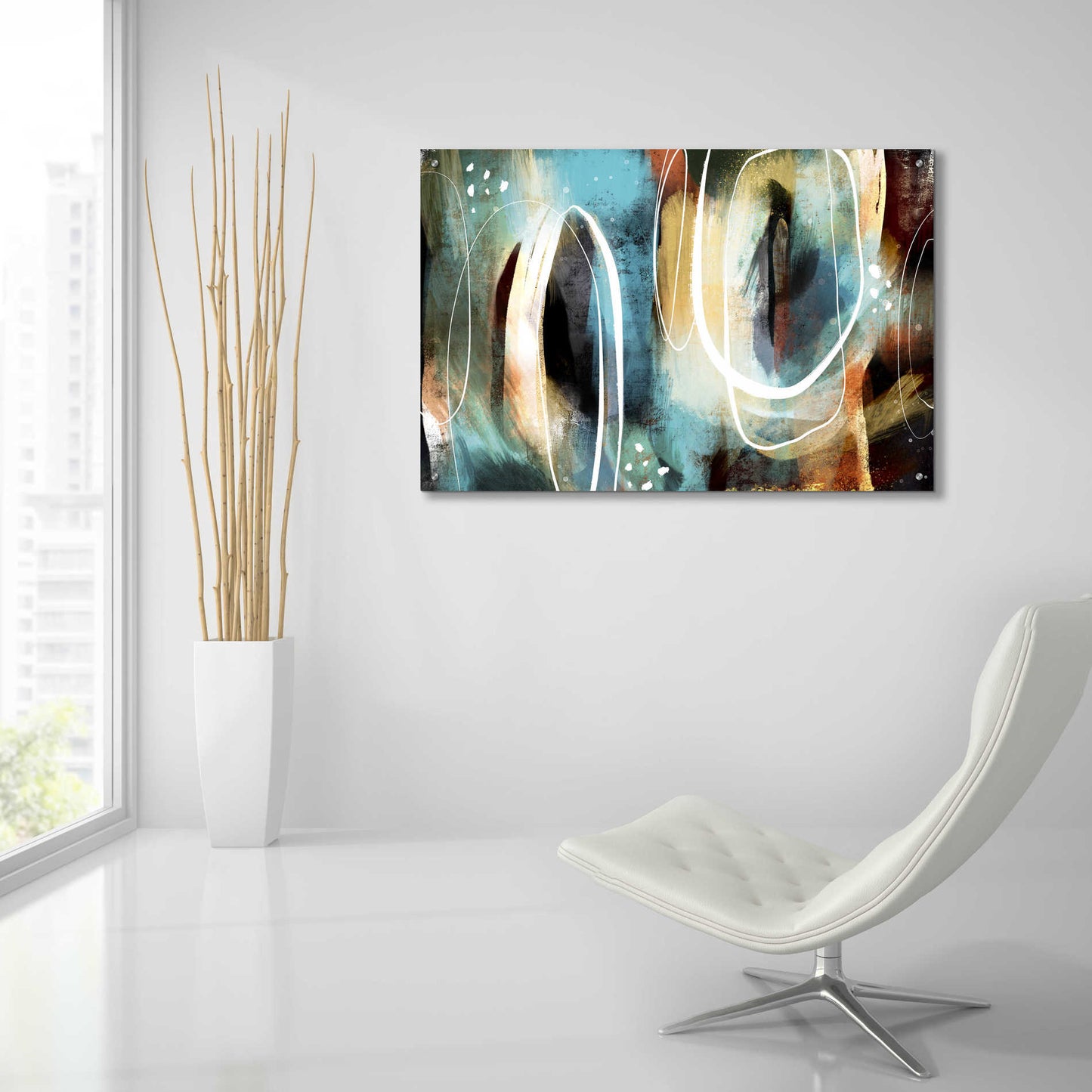 Epic Art 'Velvet Cape' by Delores Naskrent Acrylic Glass Wall Art,36x24