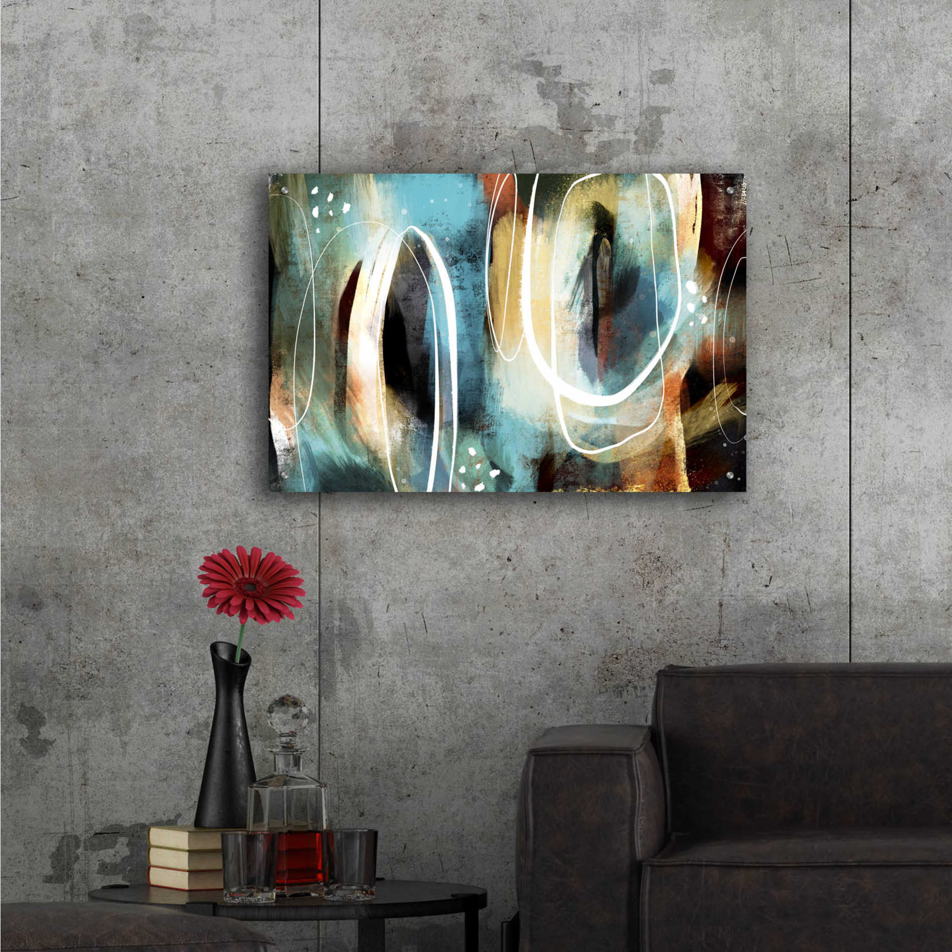 Epic Art 'Velvet Cape' by Delores Naskrent Acrylic Glass Wall Art,36x24