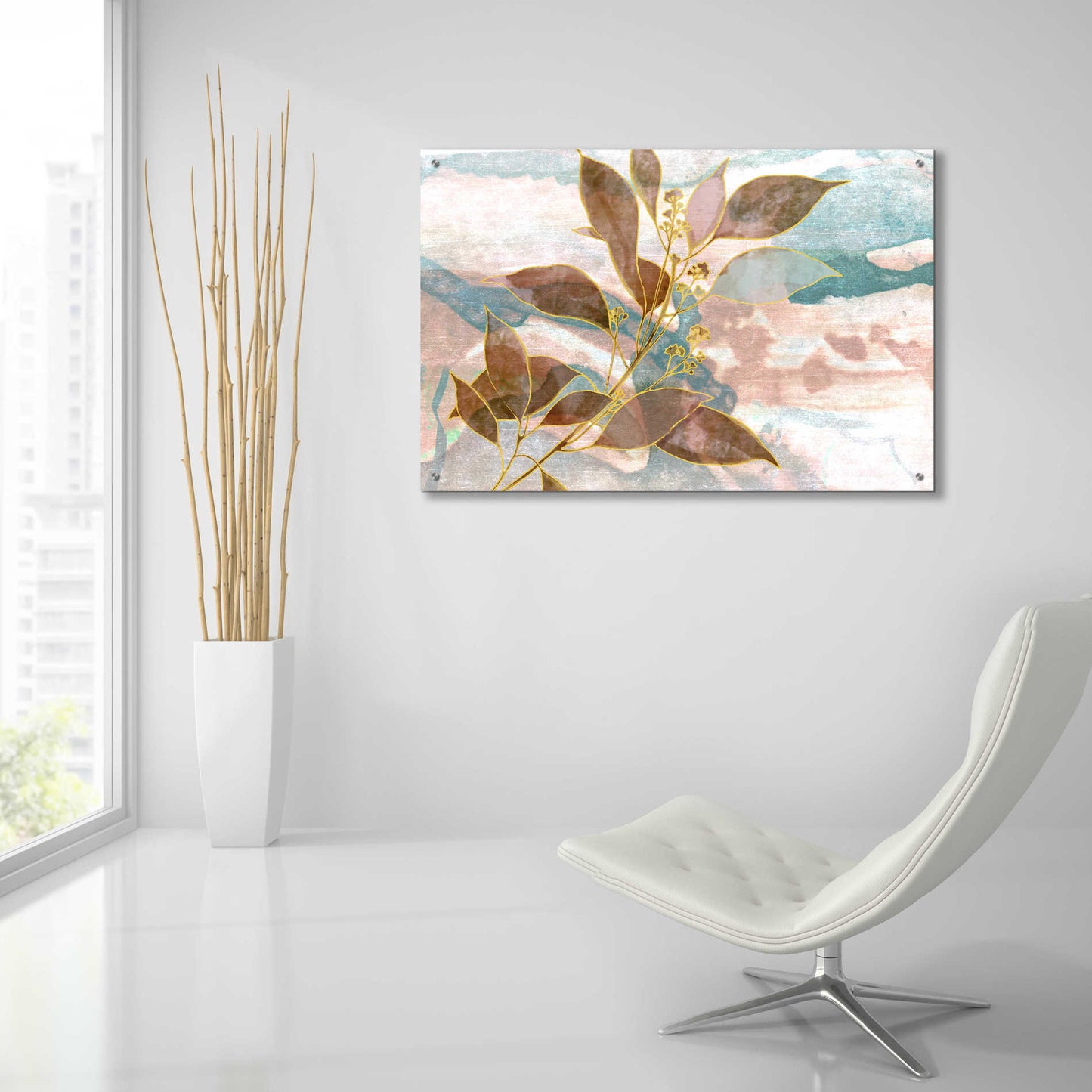 Epic Art 'Soft Breath' by Delores Naskrent Acrylic Glass Wall Art,36x24