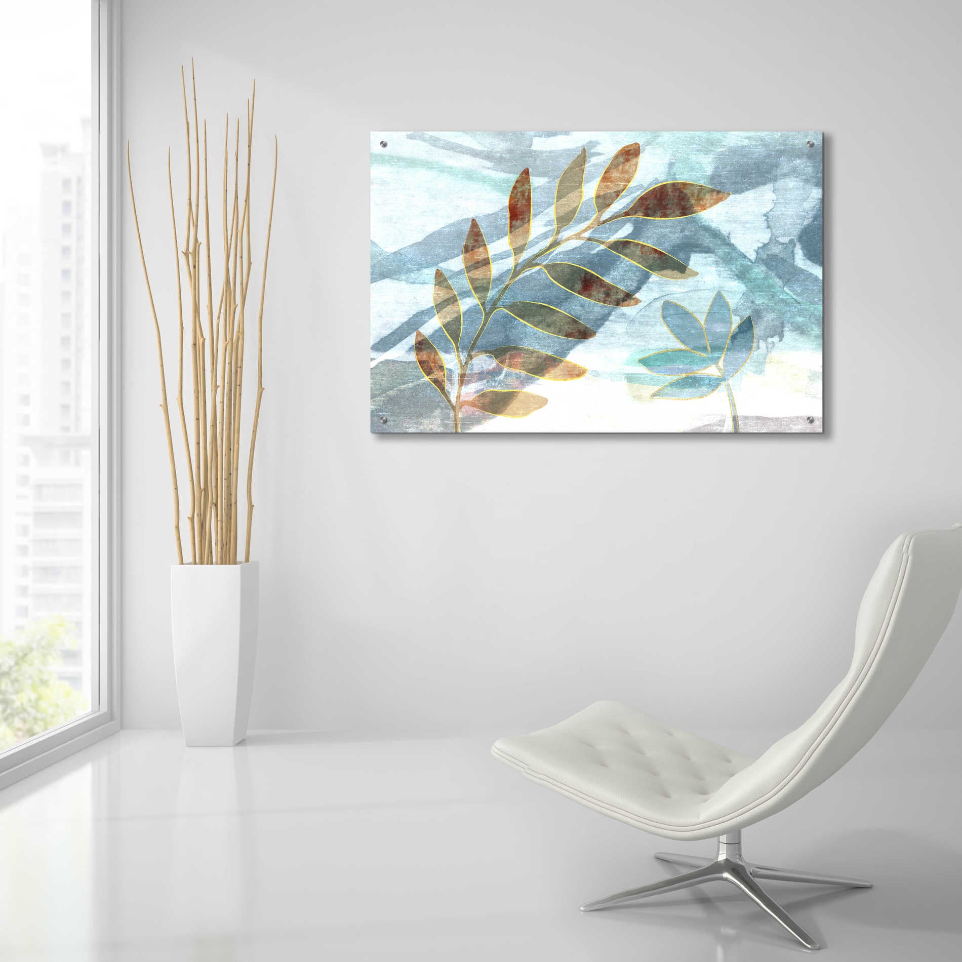 Epic Art 'Meadow Scent' by Delores Naskrent Acrylic Glass Wall Art,36x24