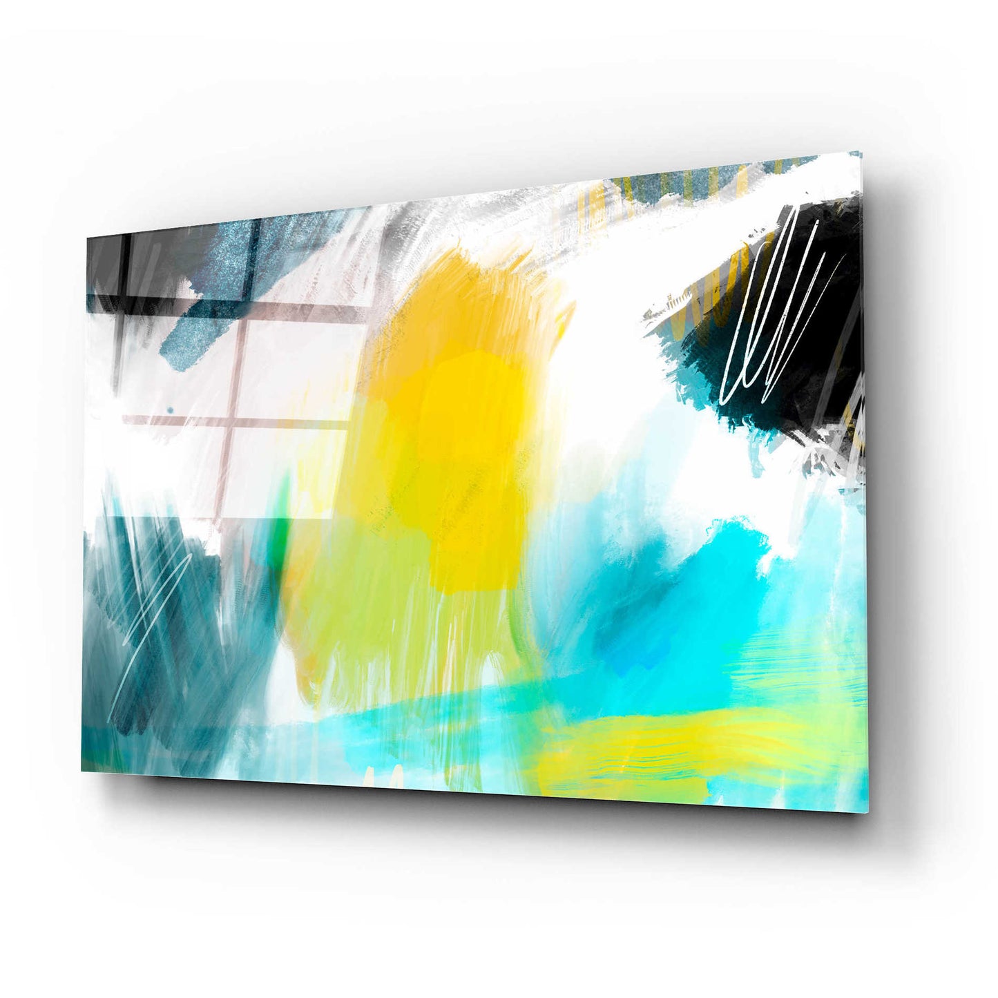 Epic Art 'Glowing Sky' by Delores Naskrent Acrylic Glass Wall Art,24x16