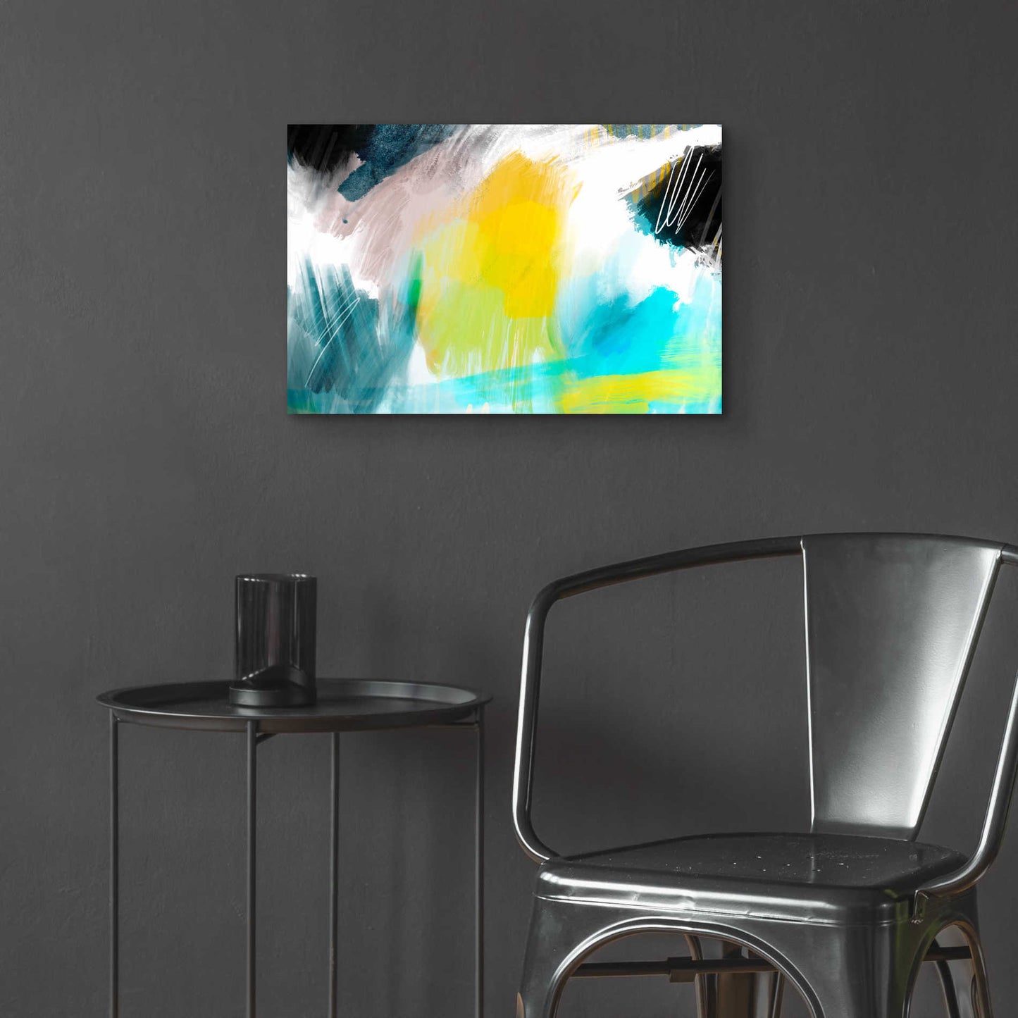 Epic Art 'Glowing Sky' by Delores Naskrent Acrylic Glass Wall Art,24x16