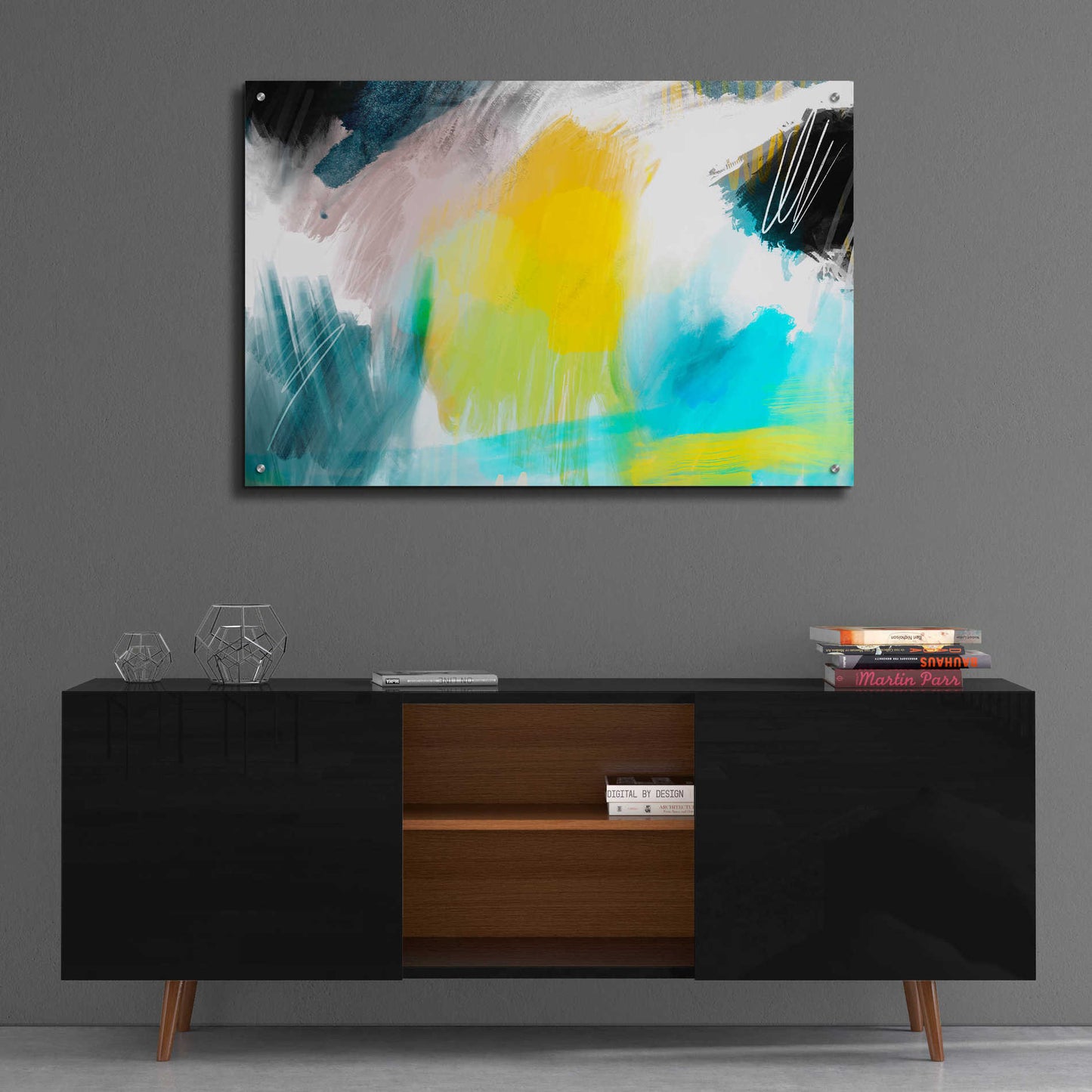 Epic Art 'Glowing Sky' by Delores Naskrent Acrylic Glass Wall Art,36x24