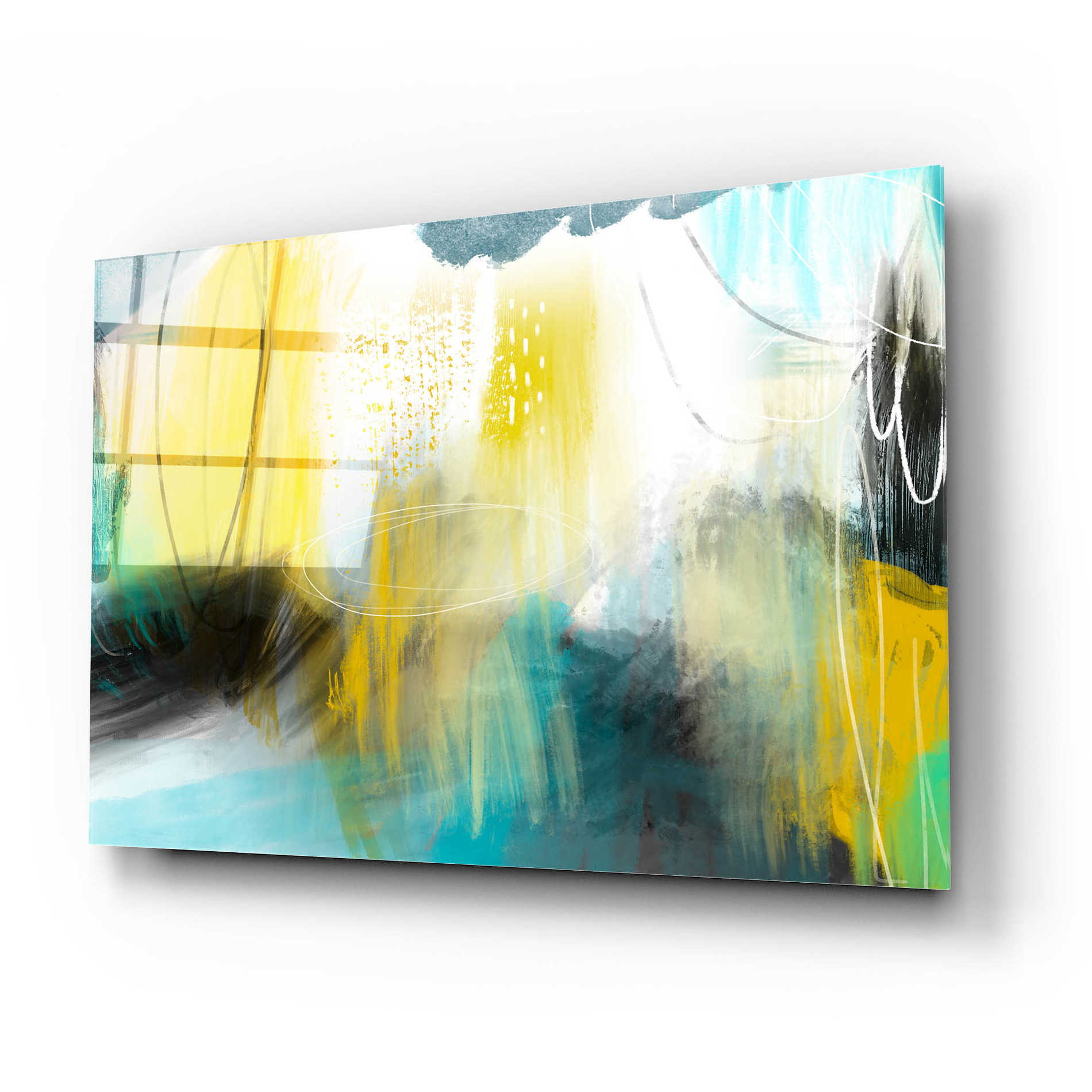 Epic Art 'Forecast Of Rain' by Delores Naskrent Acrylic Glass Wall Art,24x16