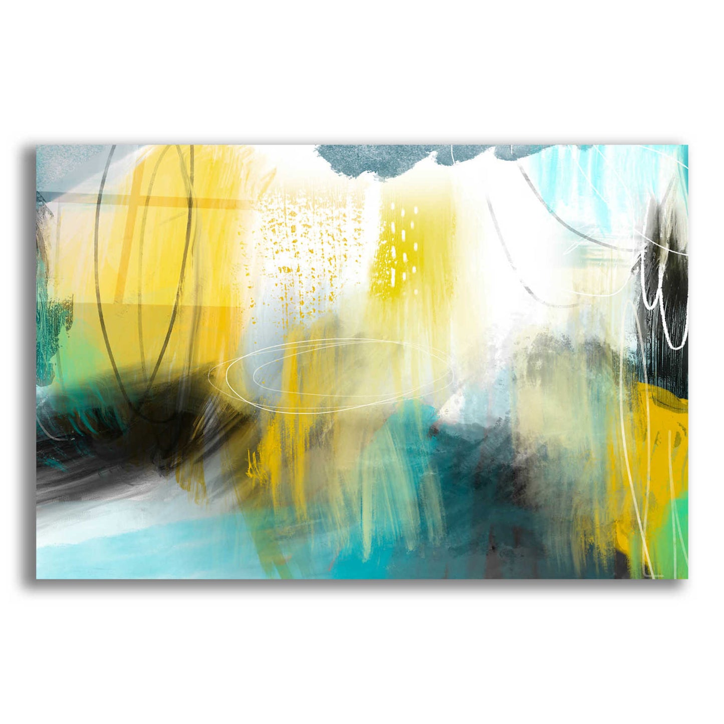 Epic Art 'Forecast Of Rain' by Delores Naskrent Acrylic Glass Wall Art,24x16