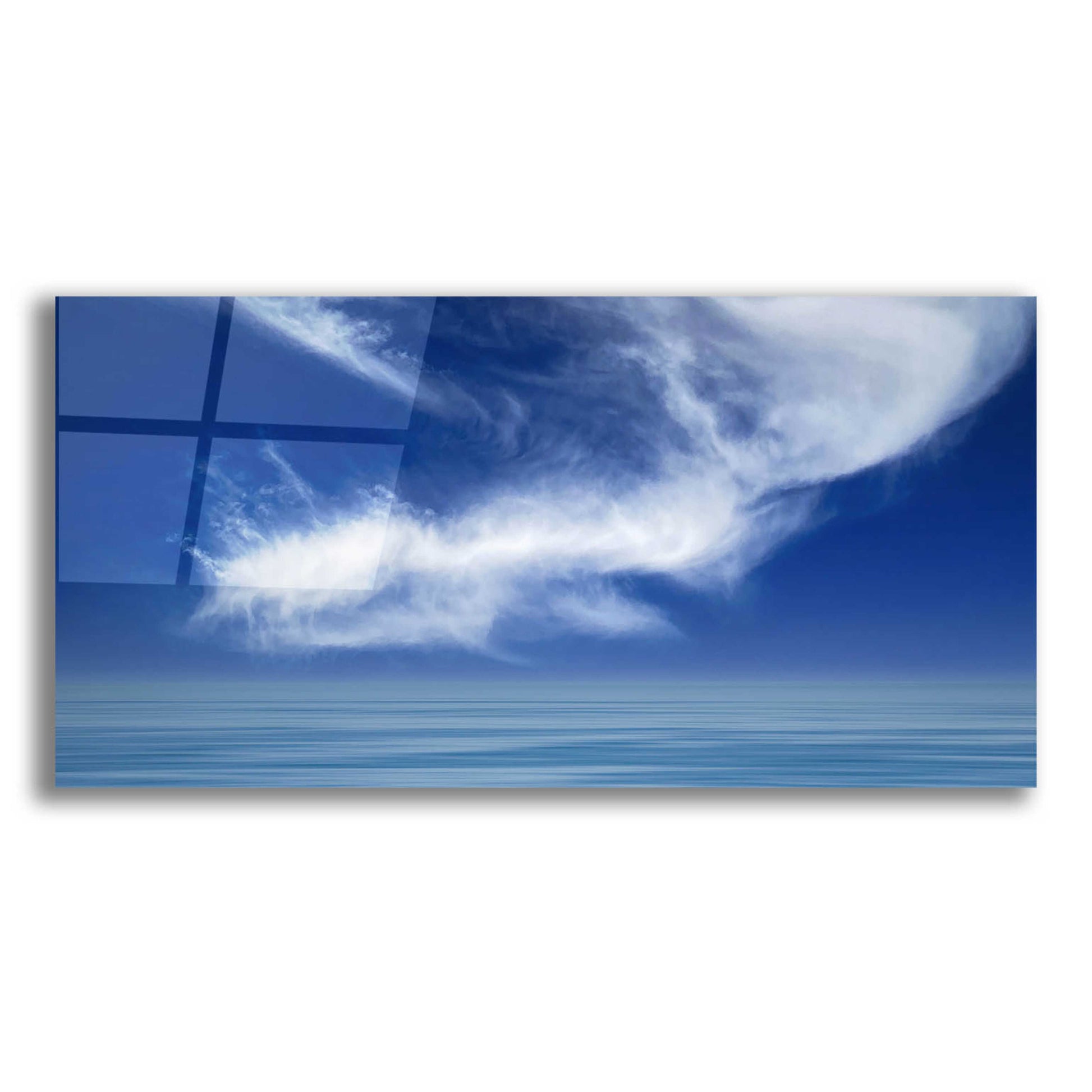 Epic Art  'Calm Seas'  by Don Schwartz, Acrylic Glass Wall Art,24x12