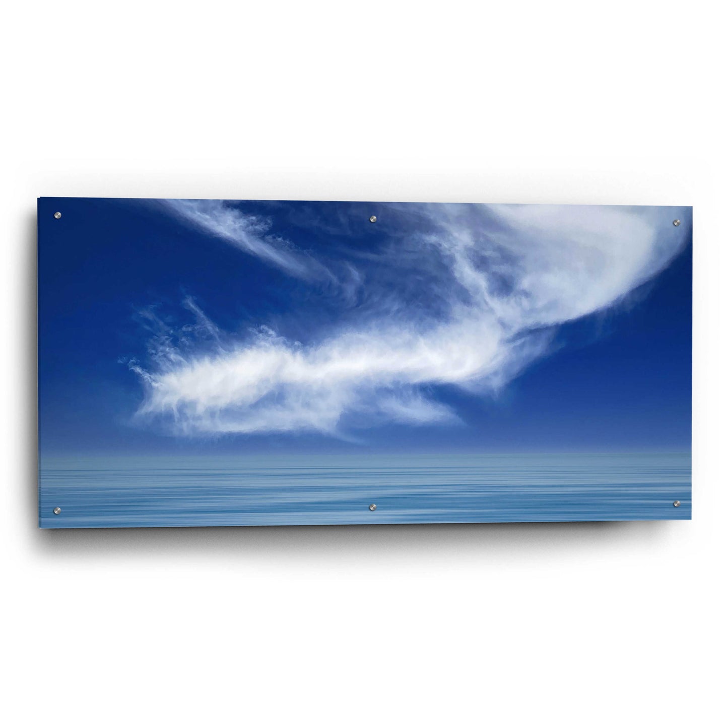 Epic Art  'Calm Seas'  by Don Schwartz, Acrylic Glass Wall Art,48x24