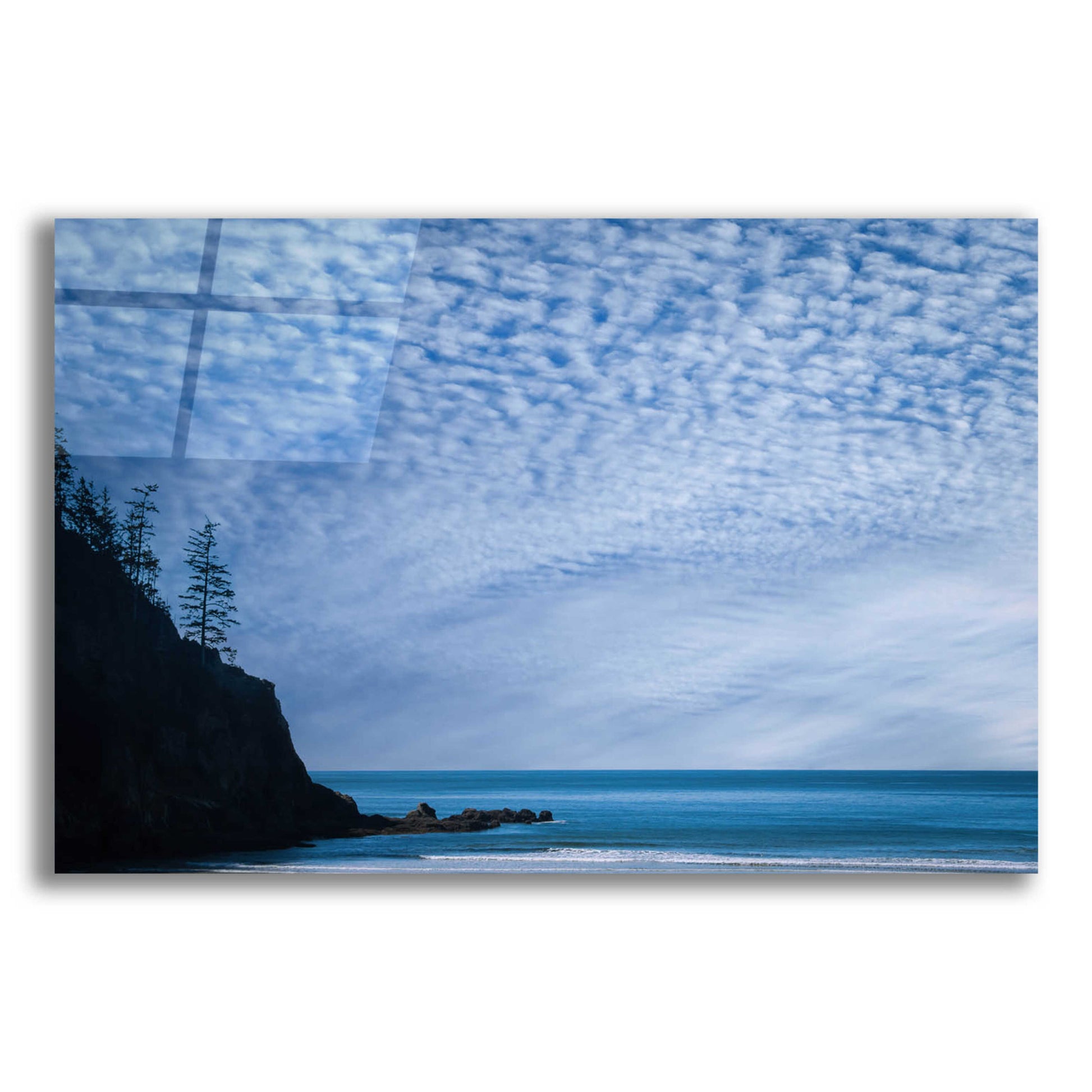 Epic Art  'Short Sand Beach'  by Don Schwartz, Acrylic Glass Wall Art,16x12