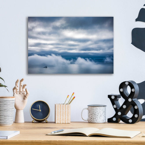 Epic Art  'Lighthouse In The Bay'  by Don Schwartz, Acrylic Glass Wall Art,16x12