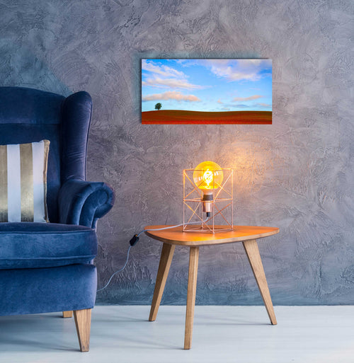 Epic Art  'Rolling Hills Of Clover'  by Don Schwartz, Acrylic Glass Wall Art,24x12