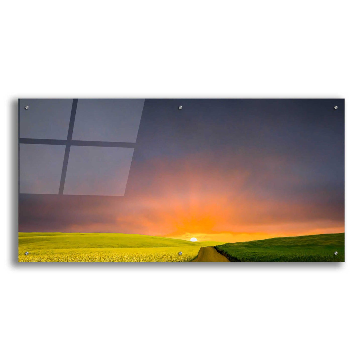 Epic Art  'Boundless'  by Don Schwartz, Acrylic Glass Wall Art,48x24