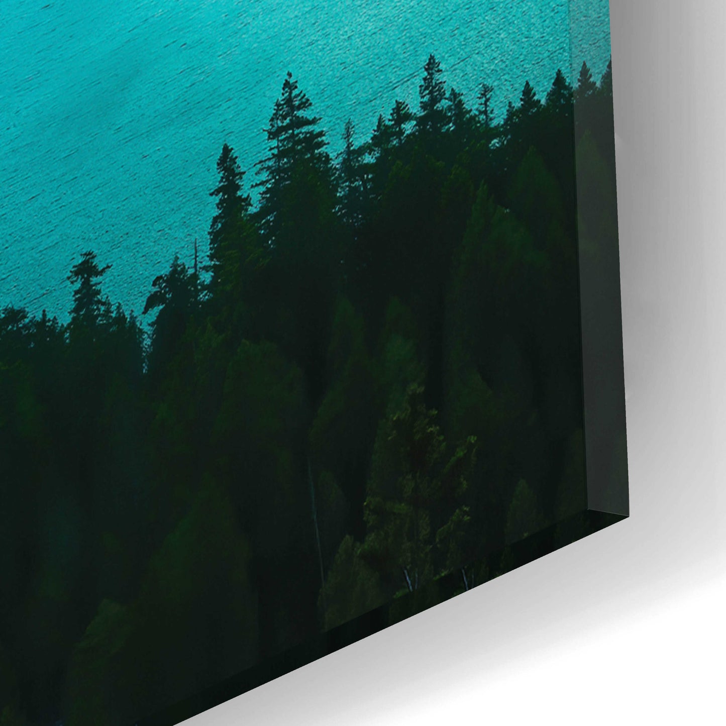 Epic Art  'Above The Lake'  by Don Schwartz, Acrylic Glass Wall Art,12x16