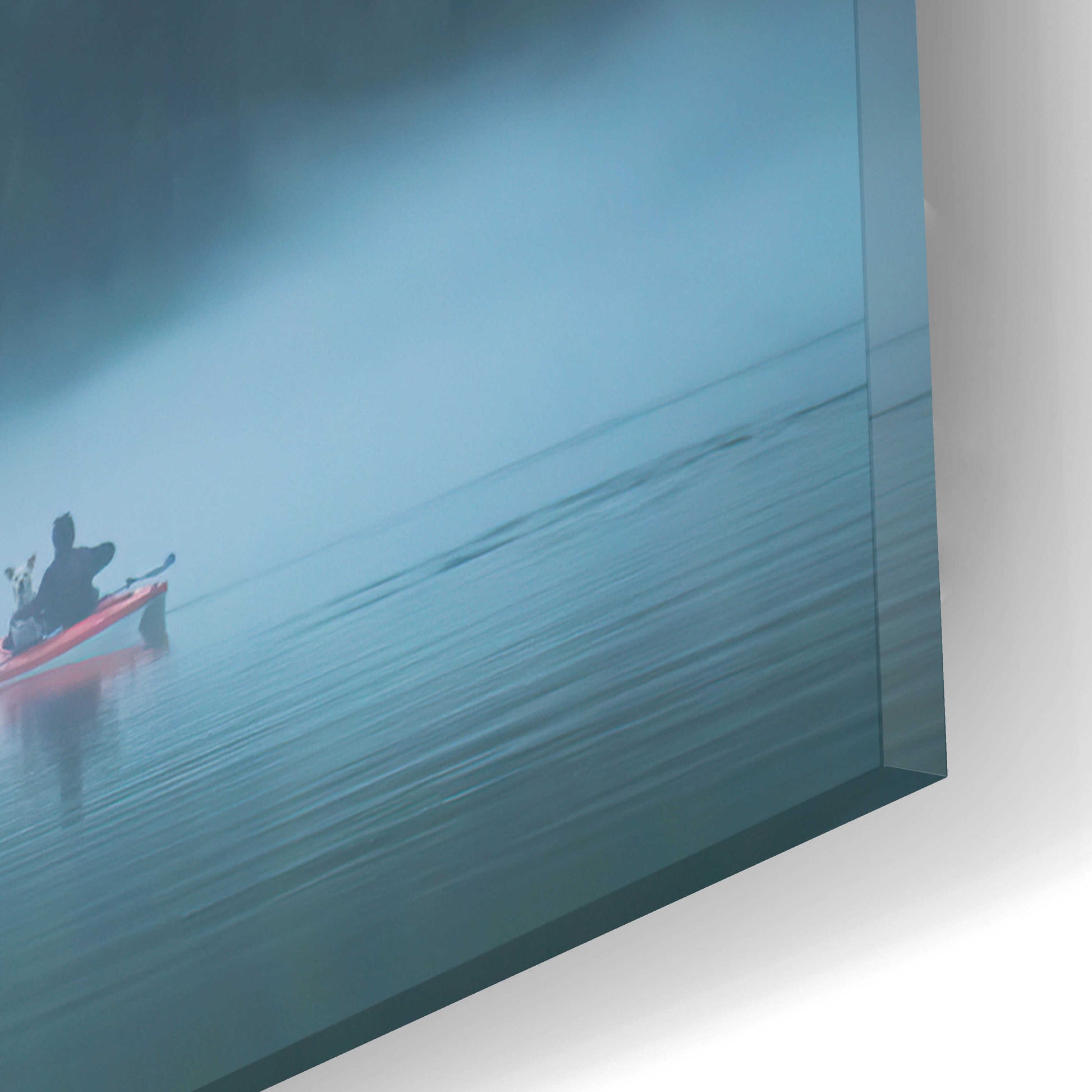 Epic Art  'Paddling Into The Mist'  by Don Schwartz, Acrylic Glass Wall Art,16x12