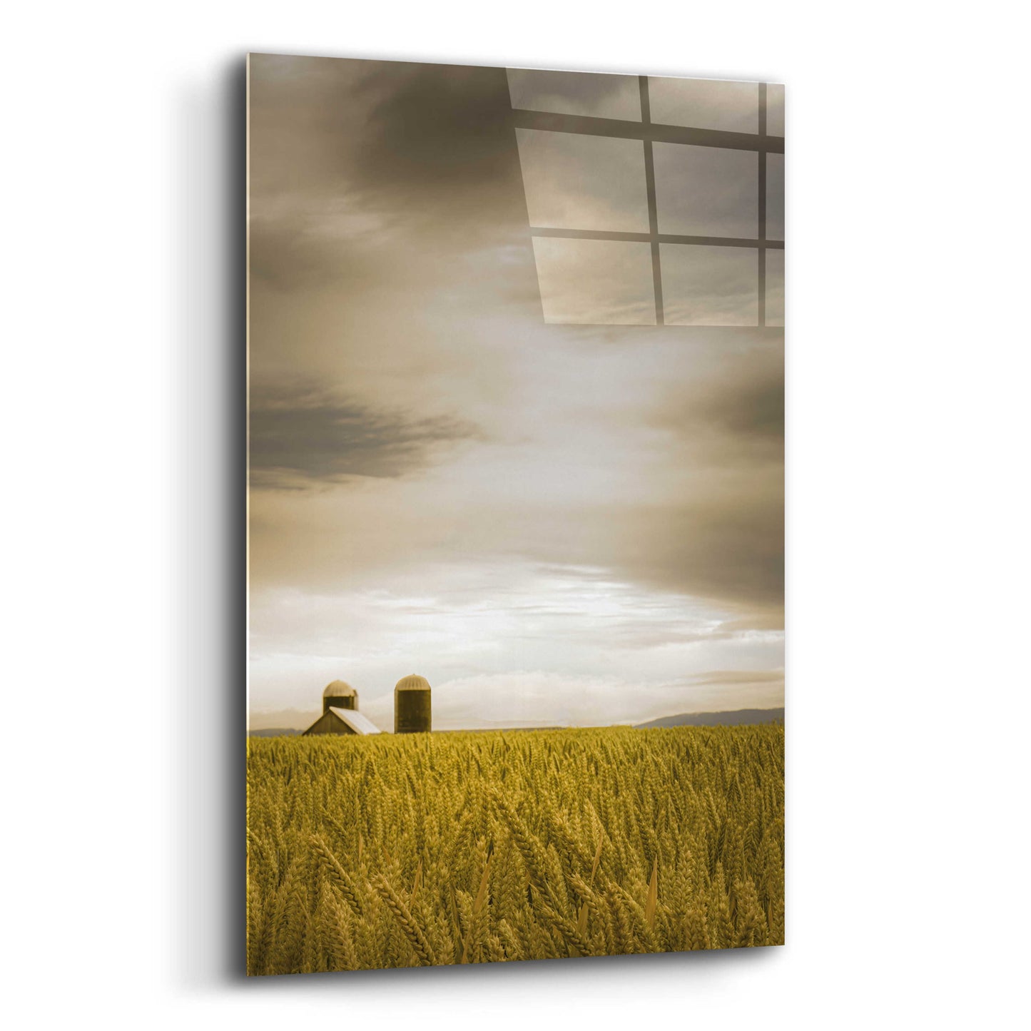 Epic Art  'Across The Wheat Field'  by Don Schwartz, Acrylic Glass Wall Art,12x16