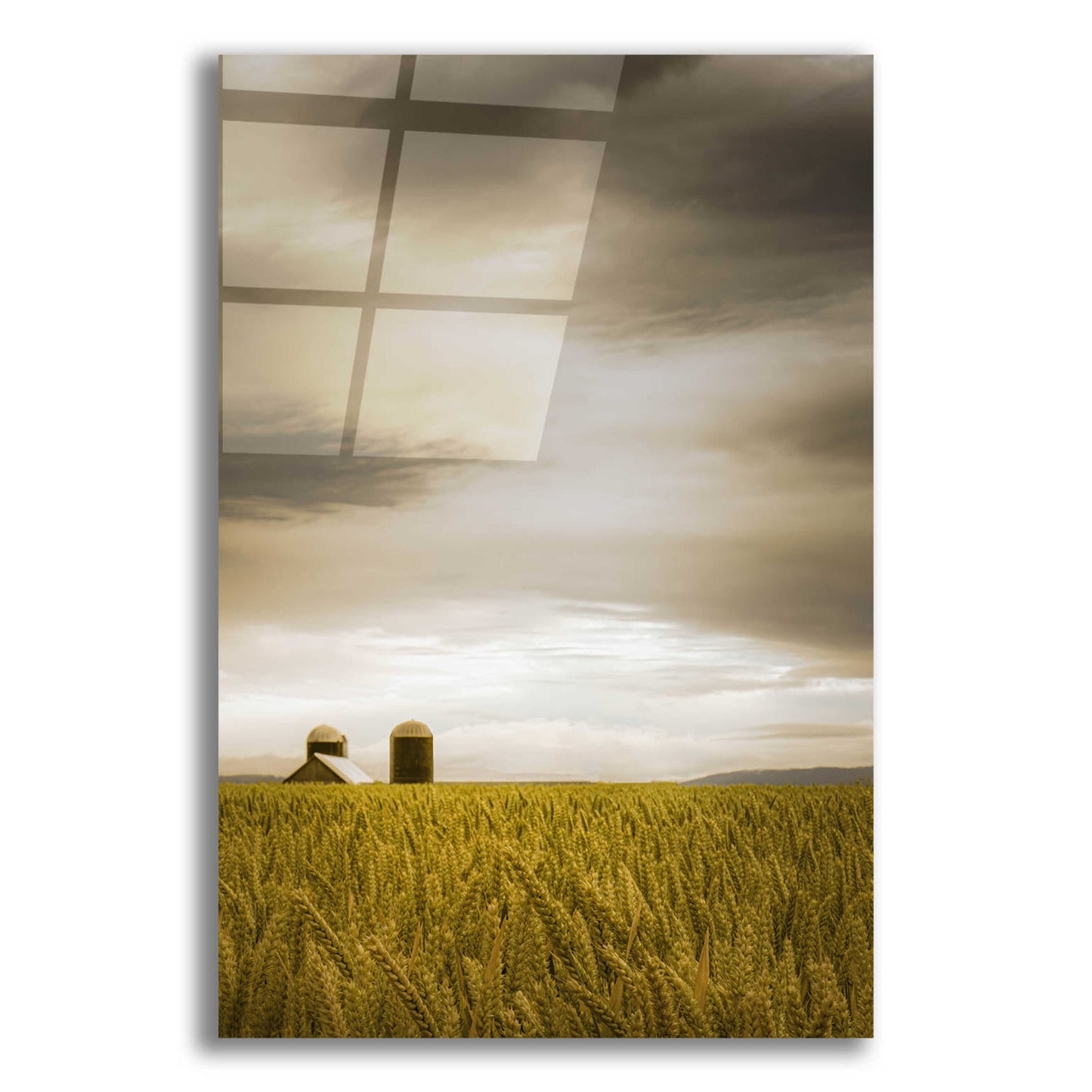 Epic Art  'Across The Wheat Field'  by Don Schwartz, Acrylic Glass Wall Art,12x16