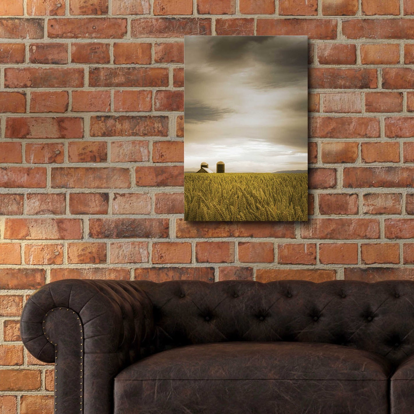 Epic Art  'Across The Wheat Field'  by Don Schwartz, Acrylic Glass Wall Art,16x24