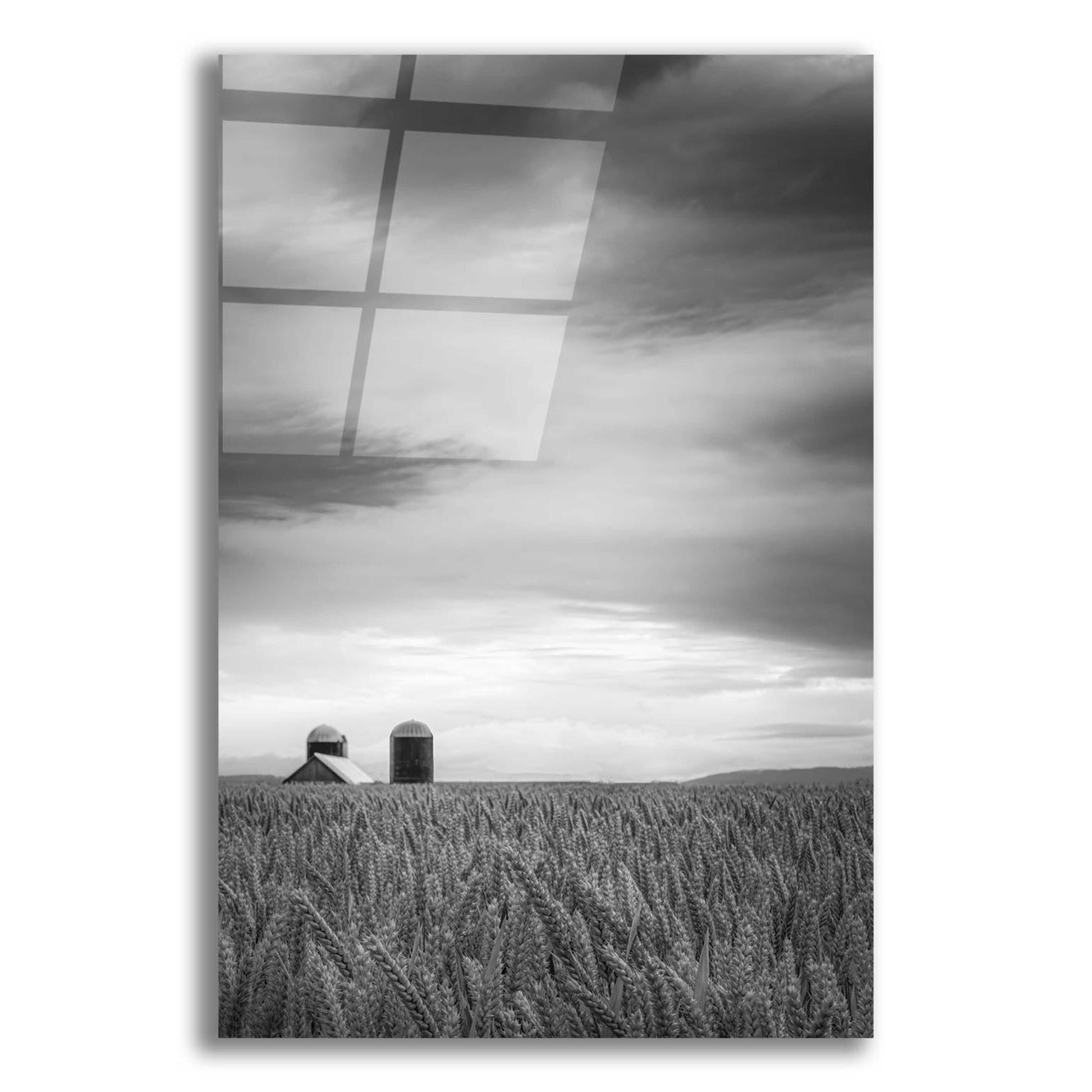 Epic Art  'Across The Wheat Field Ii'  by Don Schwartz, Acrylic Glass Wall Art,12x16