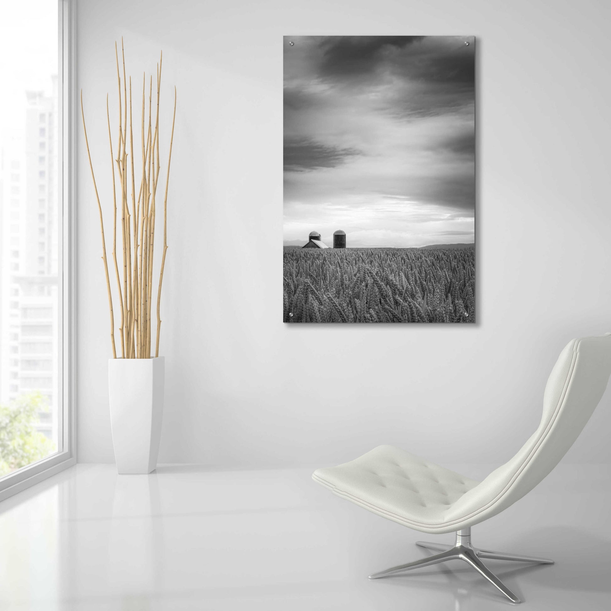 Epic Art  'Across The Wheat Field Ii'  by Don Schwartz, Acrylic Glass Wall Art,24x36