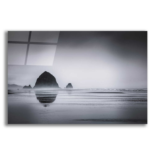 Epic Art  'Fog Surrounds Haystack Rock'  by Don Schwartz, Acrylic Glass Wall Art