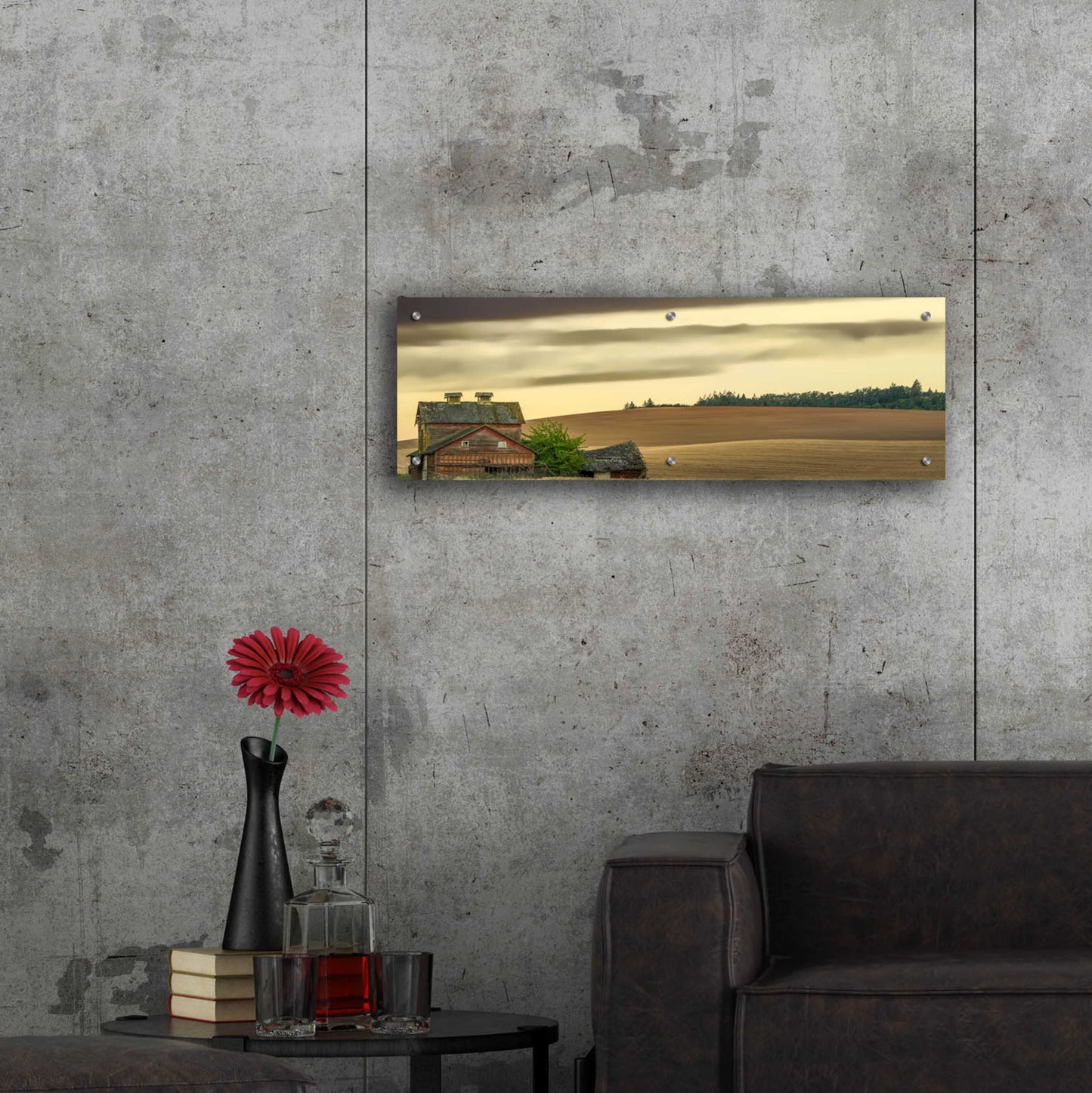 Epic Art  'Abandoned'  by Don Schwartz, Acrylic Glass Wall Art,36x12