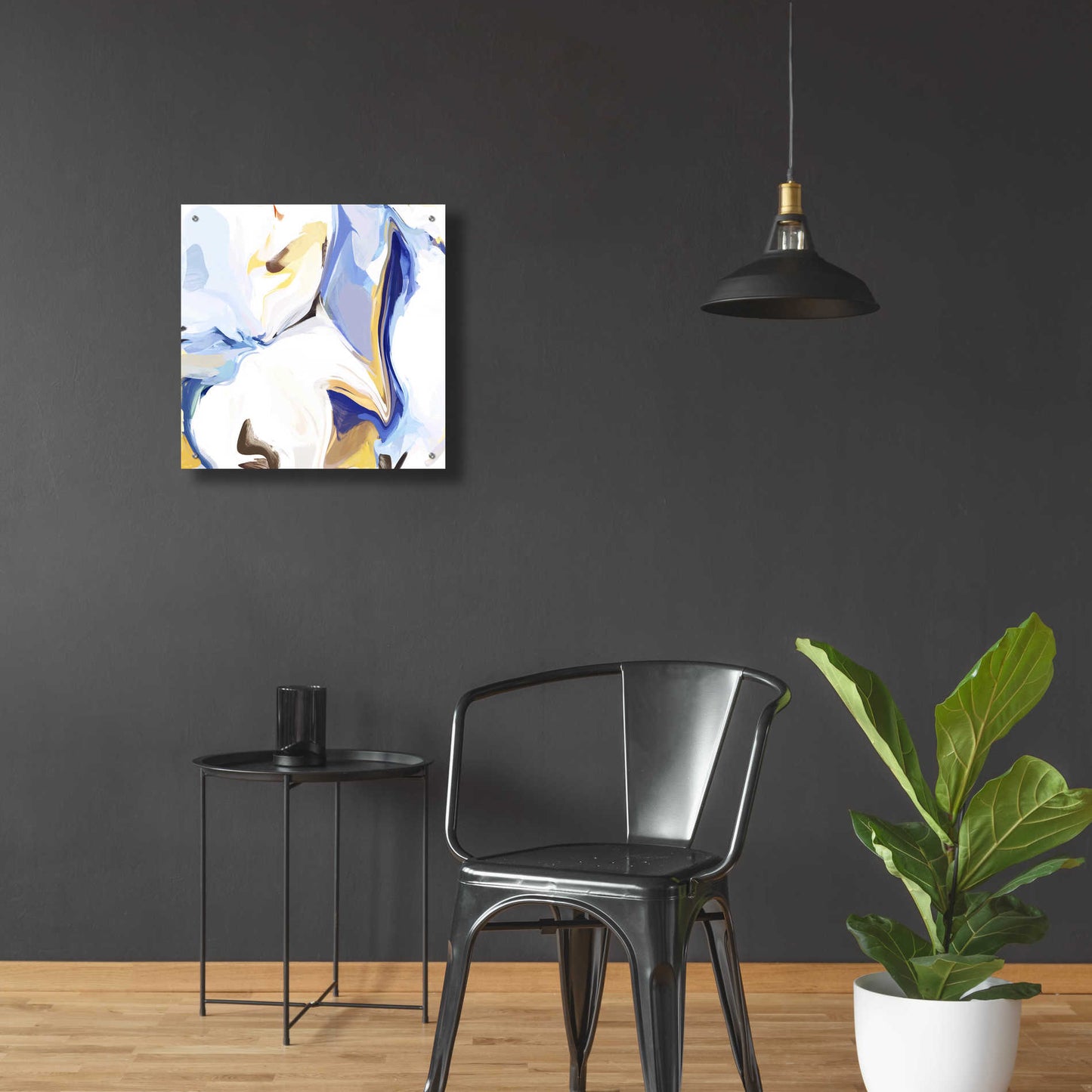 Epic Art 'Abstract Colorful Flows 14' by Irena Orlov Acrylic Glass Wall Art,24x24