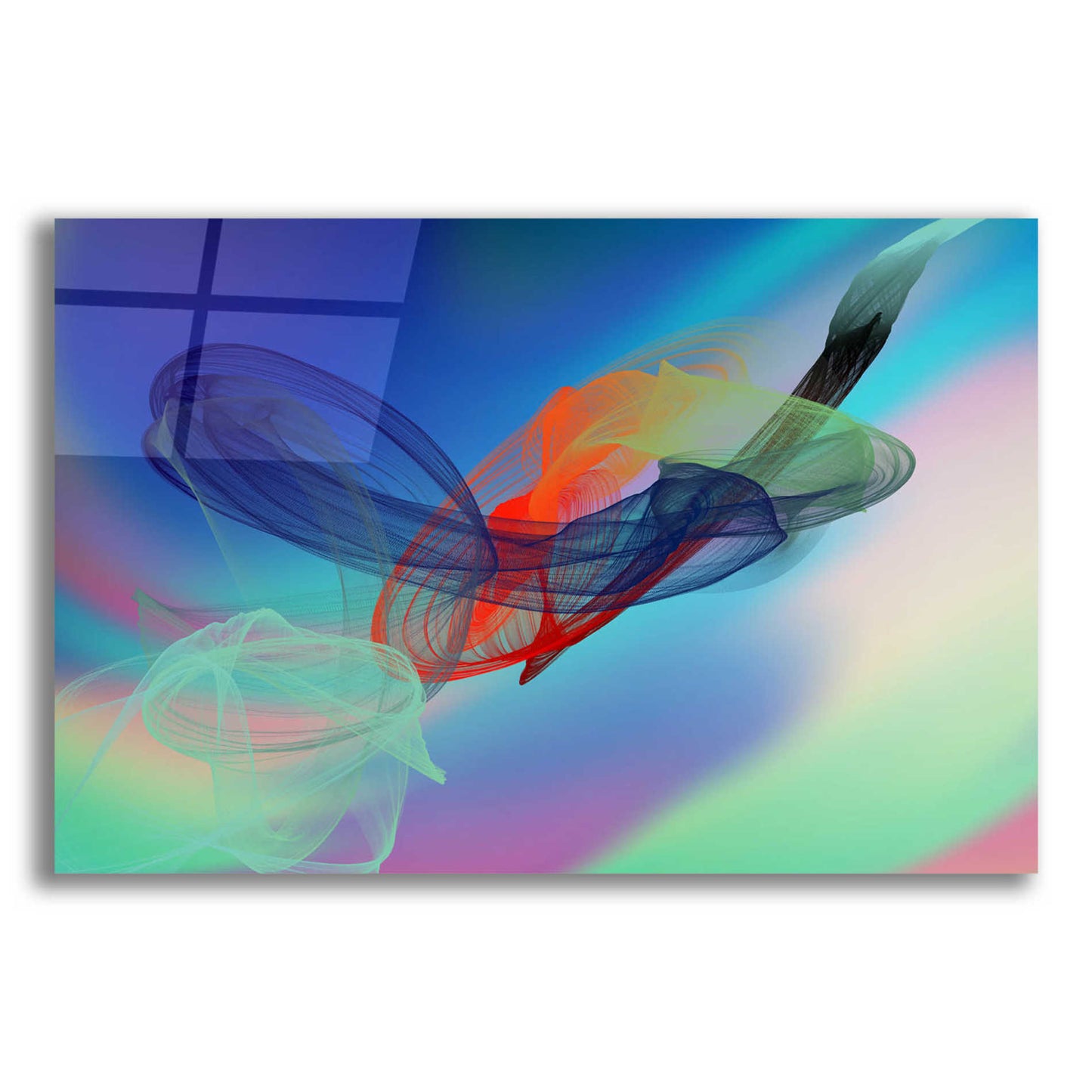 Epic Art 'Color In The Lines 6' by Irena Orlov Acrylic Glass Wall Art