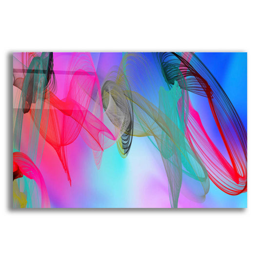 Epic Art 'Color In The Lines 7' by Irena Orlov Acrylic Glass Wall Art