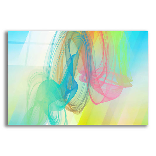 Epic Art 'Color In The Lines 11' by Irena Orlov Acrylic Glass Wall Art