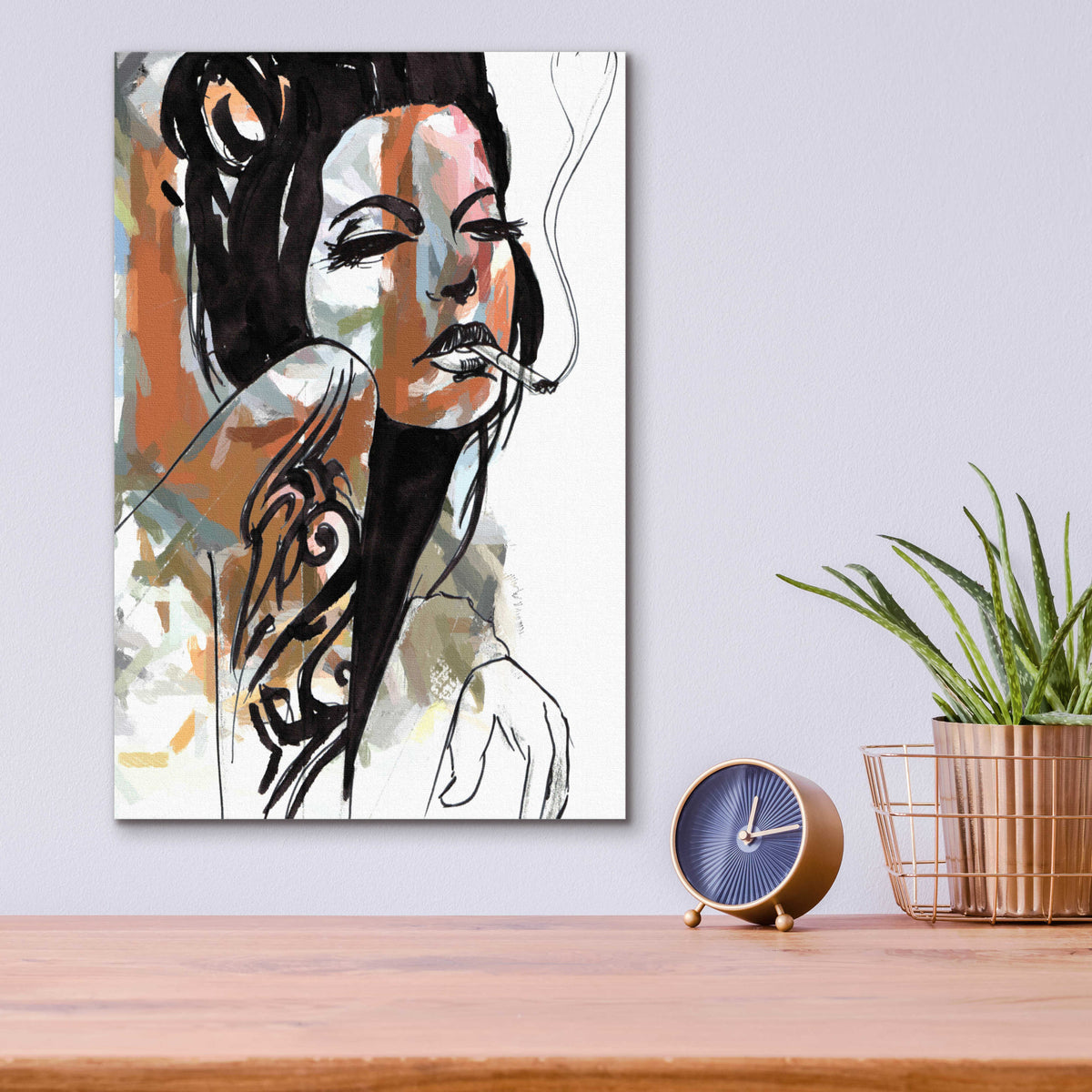 Epic Art 'Allure' by Karen Smith Acrylic Glass Wall Art,12x16
