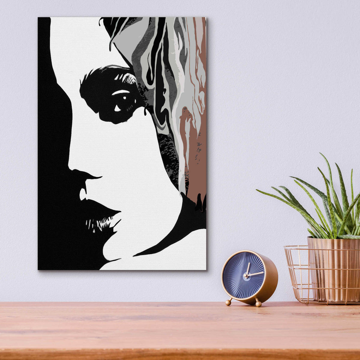 Epic Art 'Shadow Lady' by Karen Smith Acrylic Glass Wall Art,12x16