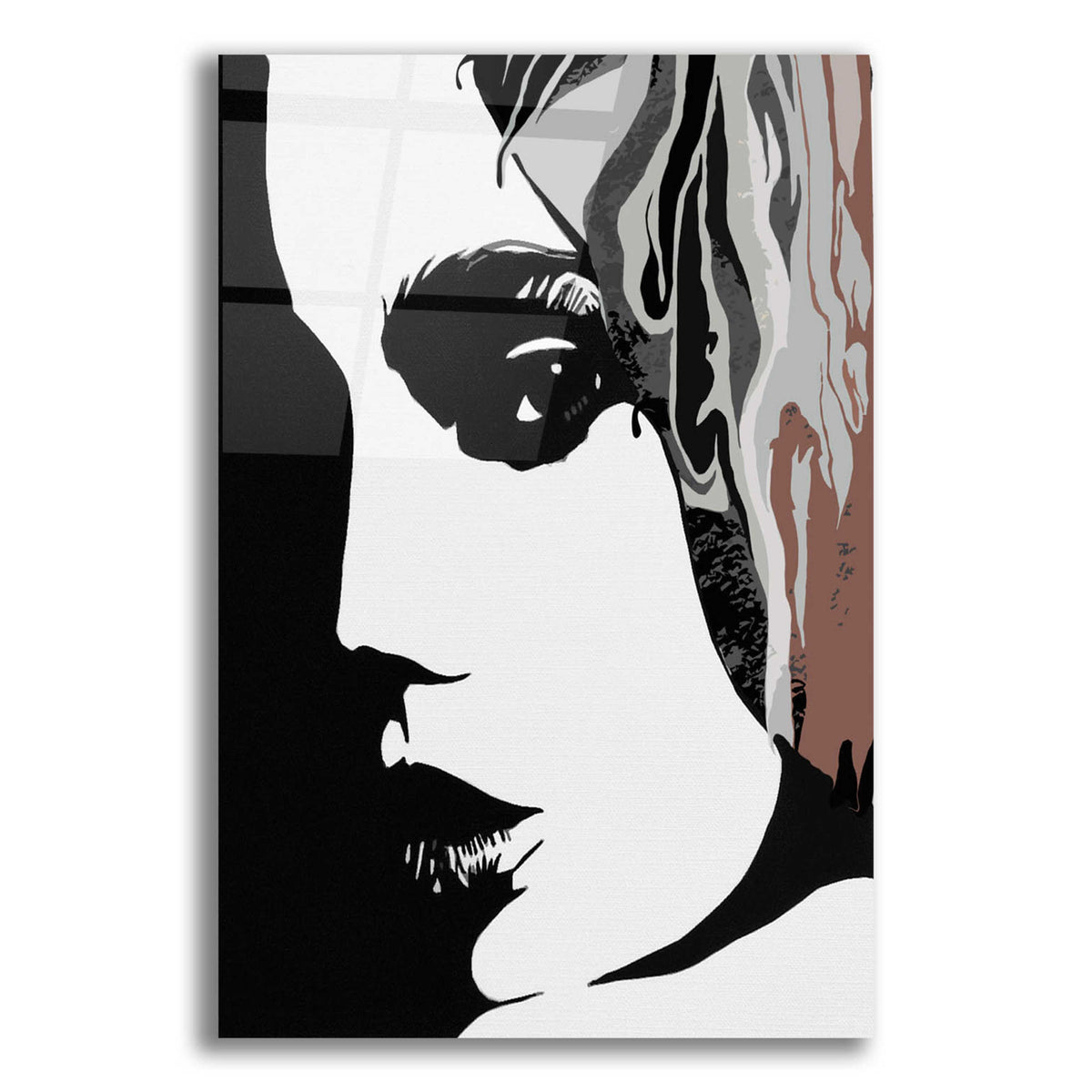 Epic Art 'Shadow Lady' by Karen Smith Acrylic Glass Wall Art