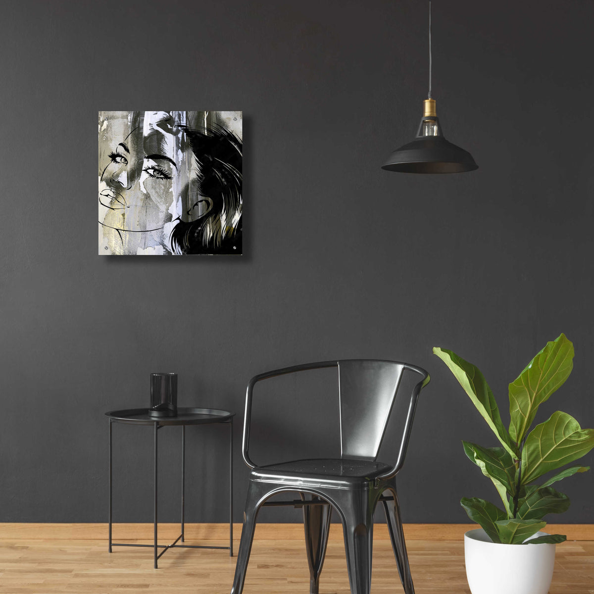 Epic Art 'Face In The Wall 2' by Karen Smith Acrylic Glass Wall Art,24x24