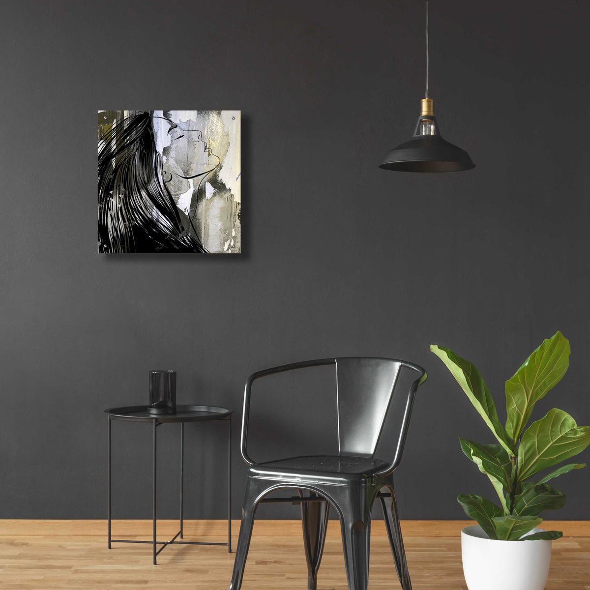 Epic Art 'Face In The Wall 1' by Karen Smith Acrylic Glass Wall Art,24x24