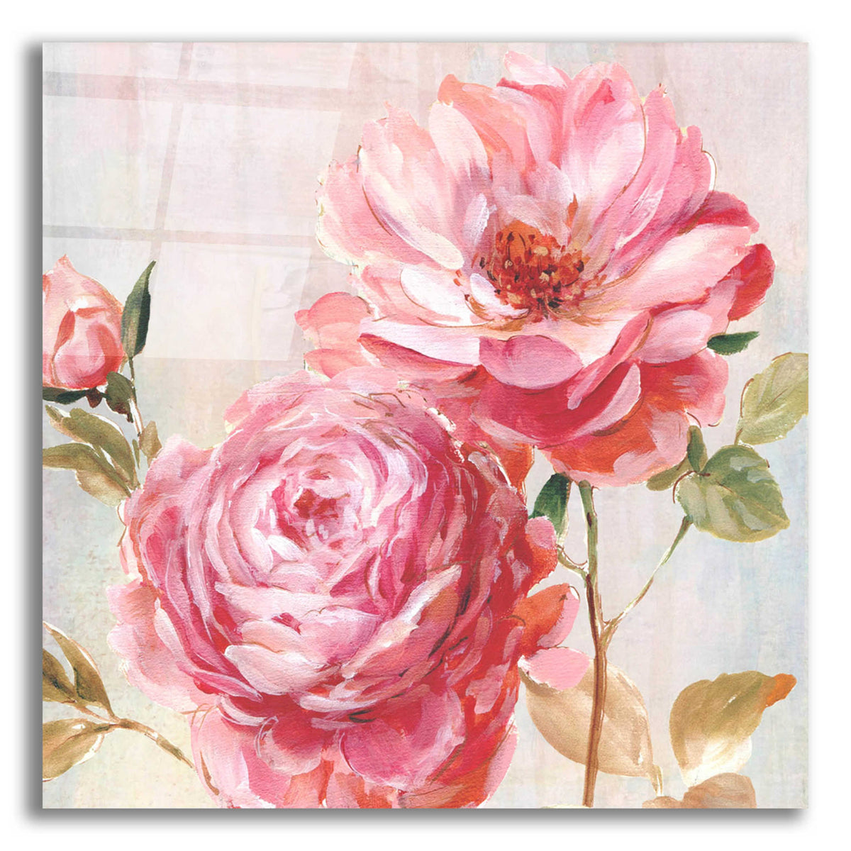 Epic Art 'Petal Paint 2' by Karen Smith Acrylic Glass Wall Art