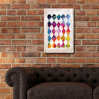 Epic Art 'Diamond Palette 2' by Karen Smith Acrylic Glass Wall Art,16x24