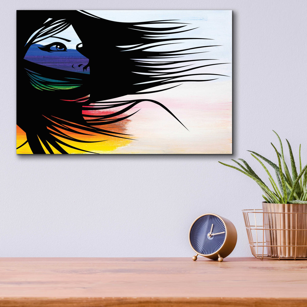 Epic Art 'Infusion' by Karen Smith Acrylic Glass Wall Art,16x12