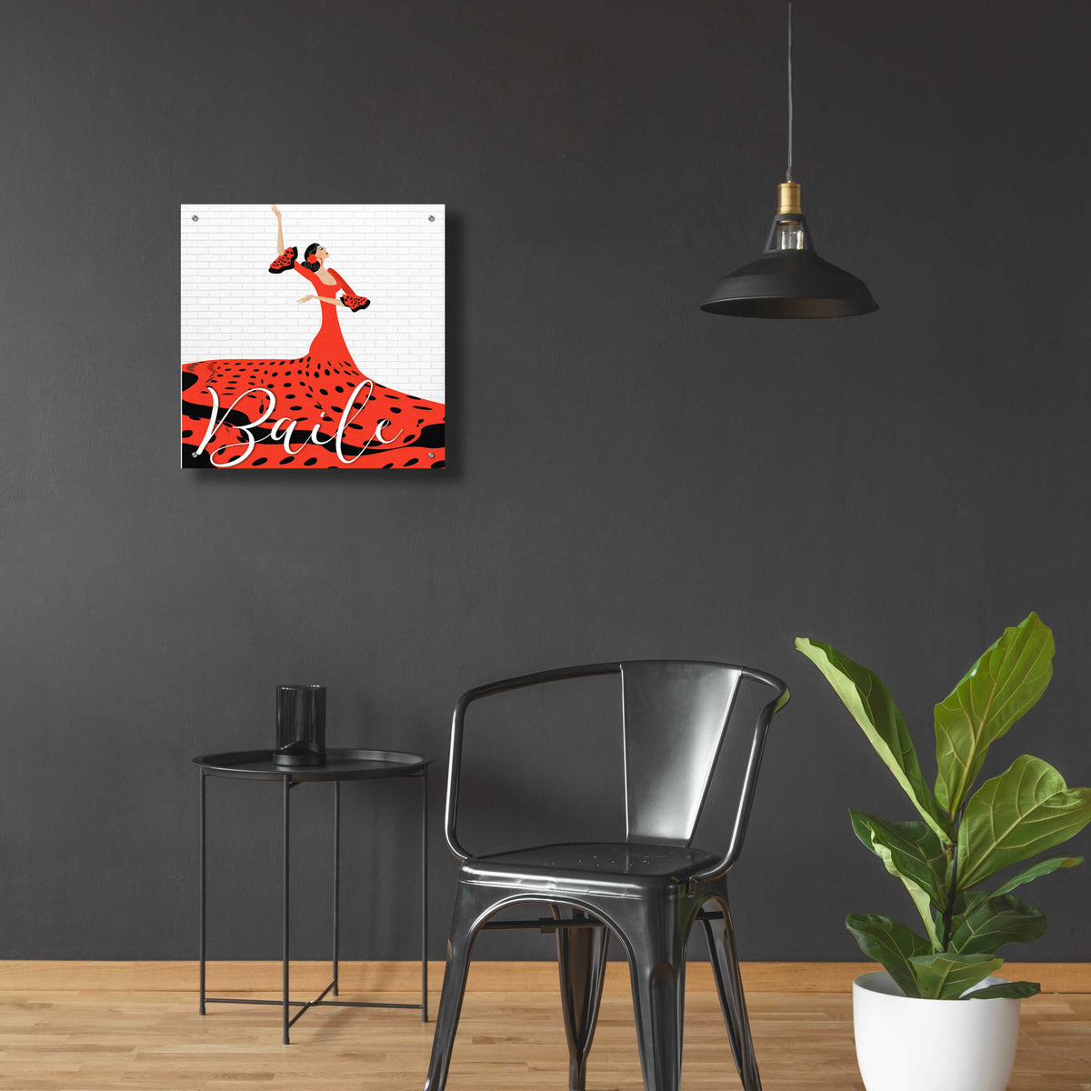 Epic Art 'Baile' by Karen Smith Acrylic Glass Wall Art,24x24