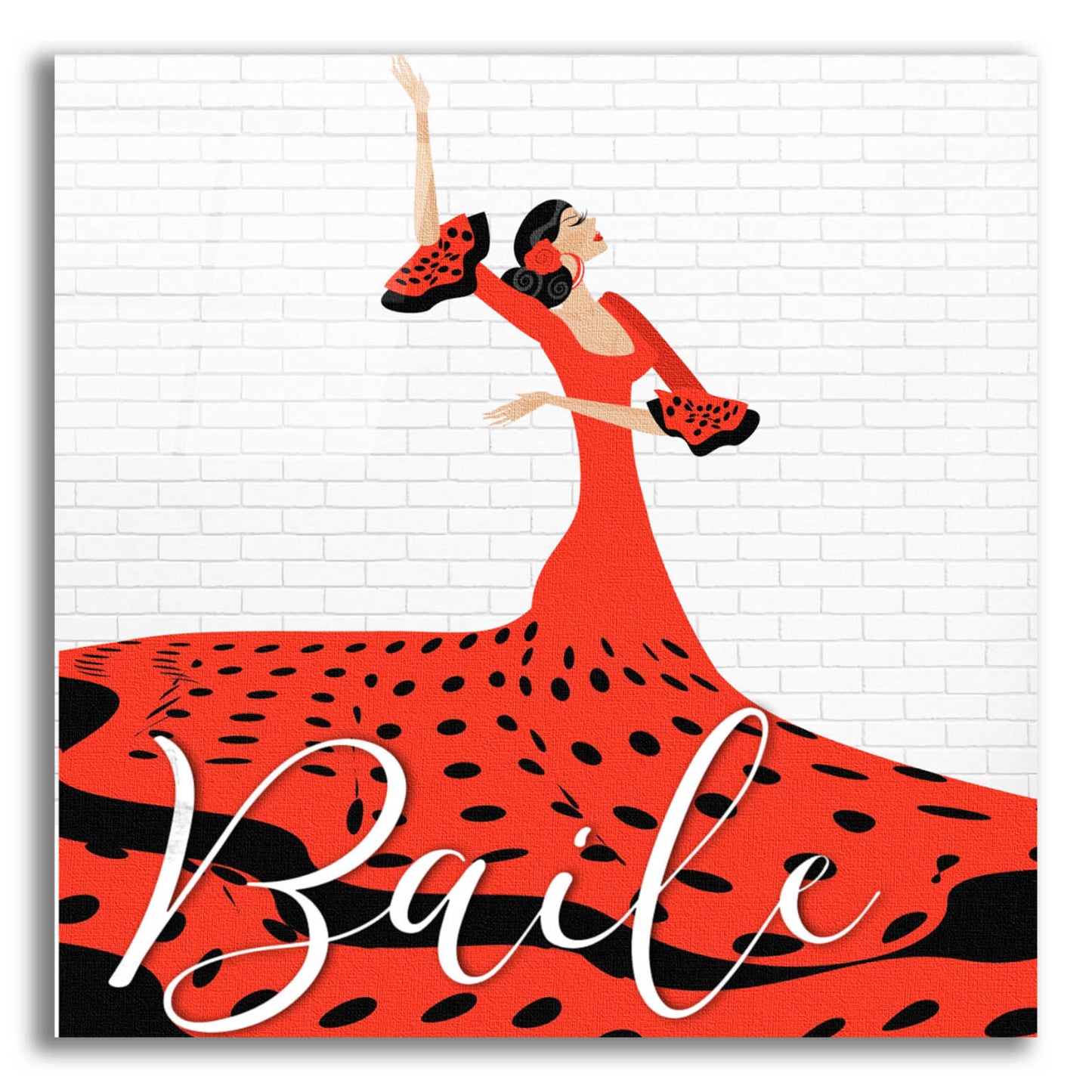 Epic Art 'Baile' by Karen Smith Acrylic Glass Wall Art