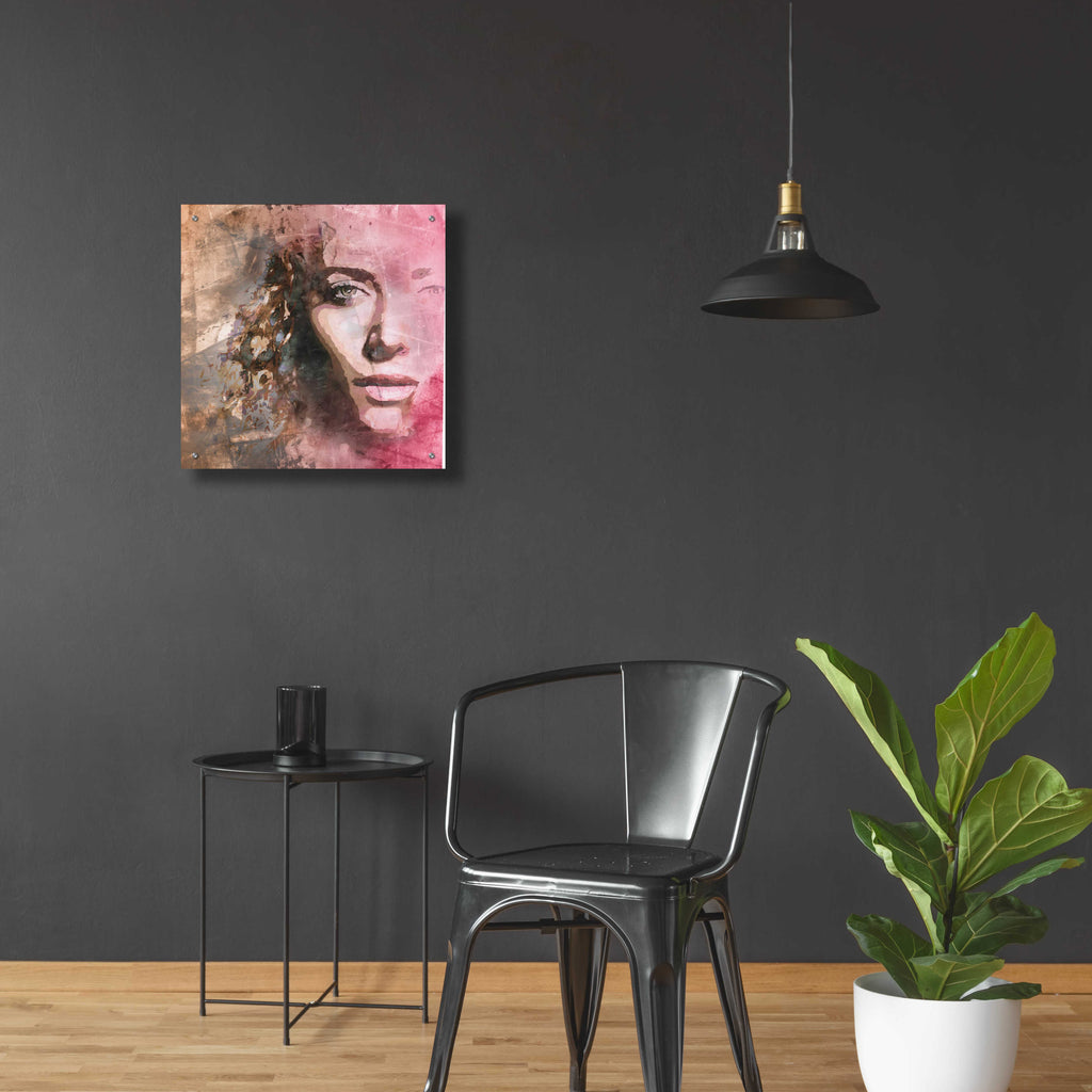 Epic Art 'The Reveal' by Karen Smith Acrylic Glass Wall Art,24x24