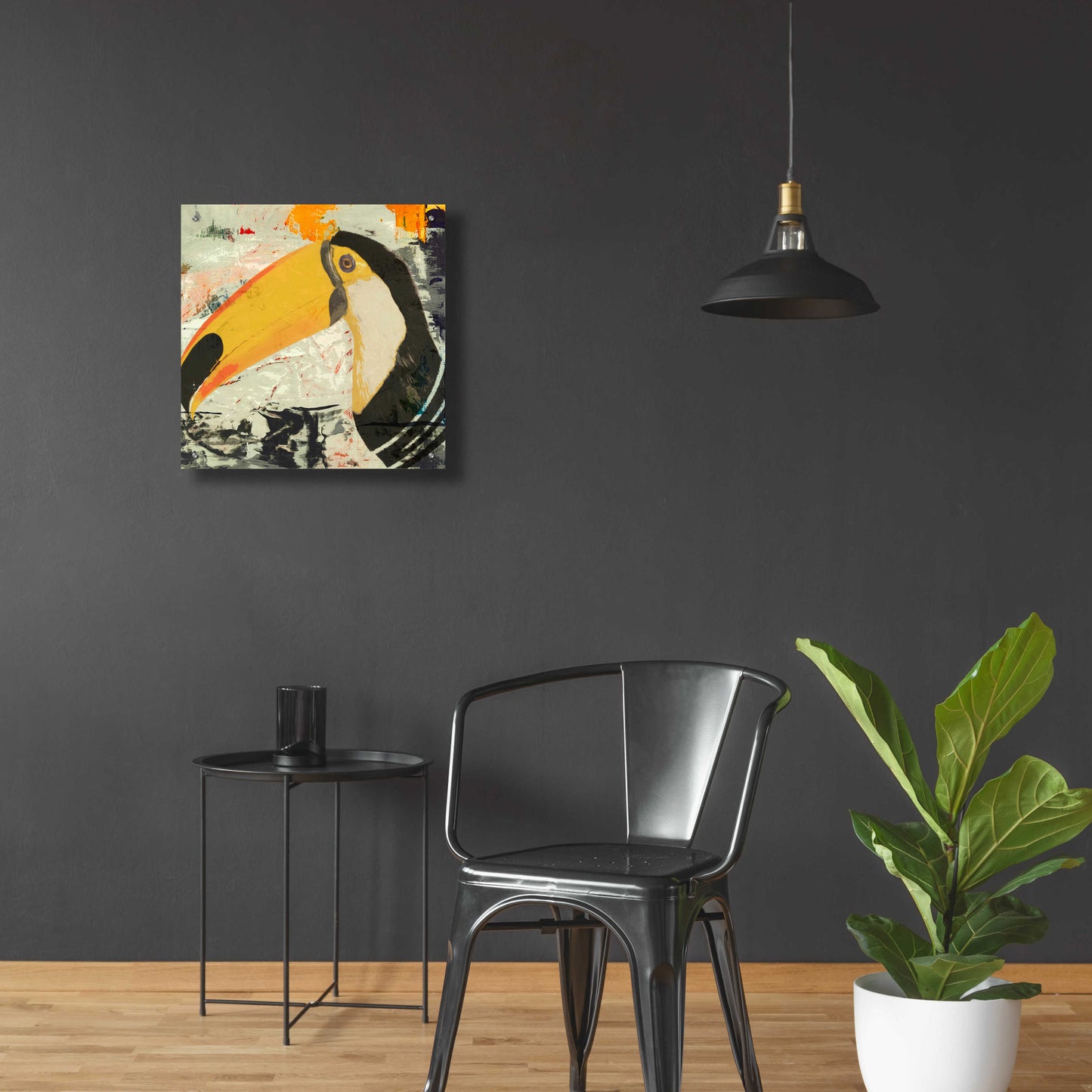Epic Art 'Toucan Play 1' by Karen Smith Acrylic Glass Wall Art,24x24