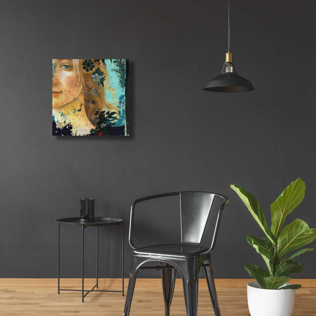Epic Art 'Flower Lady' by Karen Smith Acrylic Glass Wall Art,24x24