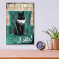 Epic Art 'I Sits' by Karen Smith Acrylic Glass Wall Art,12x16
