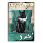 Epic Art 'I Sits' by Karen Smith Acrylic Glass Wall Art