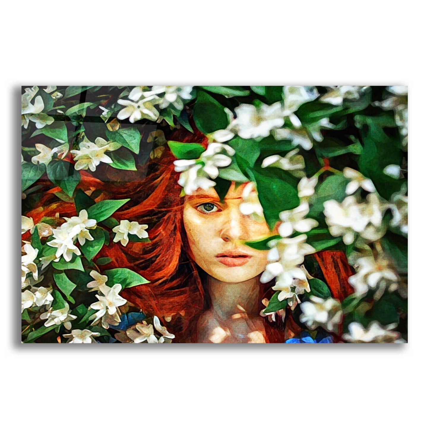 Epic Art 'Hidden Beauty' by Ashley Aldridge Acrylic Glass Wall Art