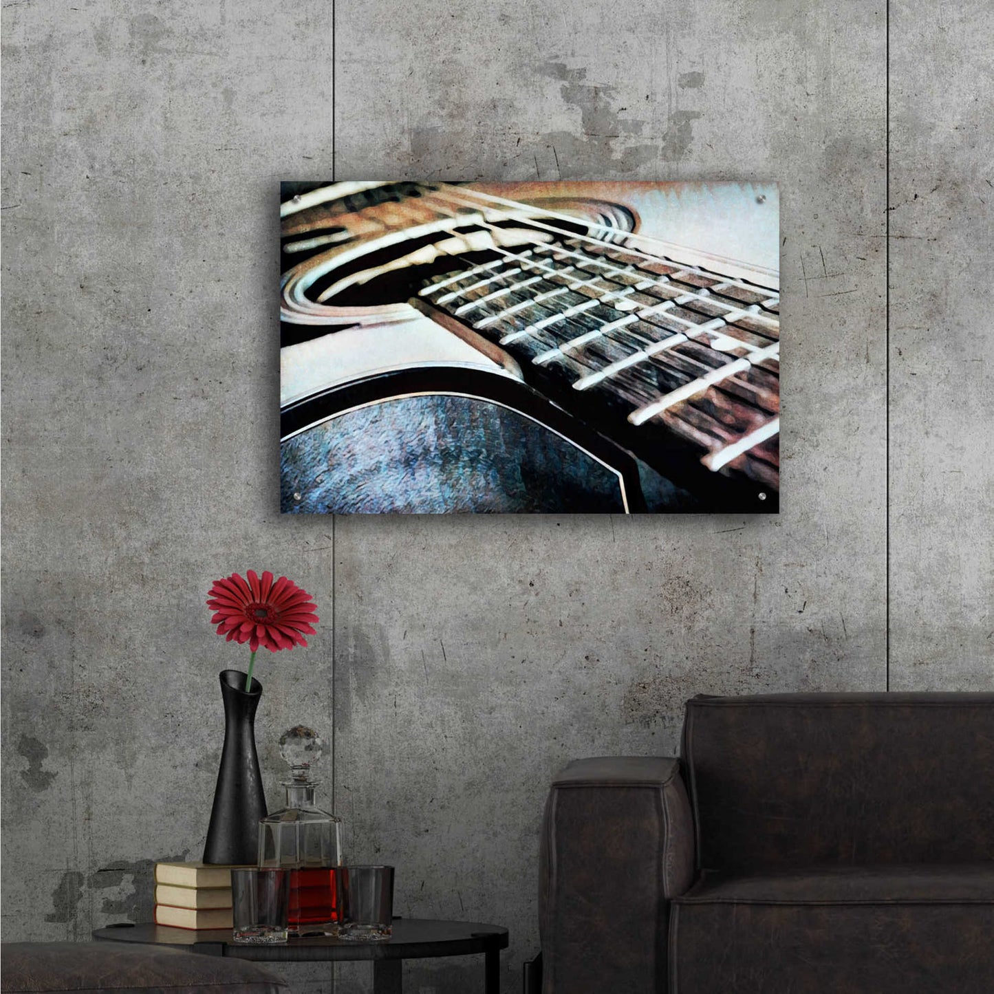 Epic Art 'Magnified & Musical 3' by Ashley Aldridge Acrylic Glass Wall Art,36x24