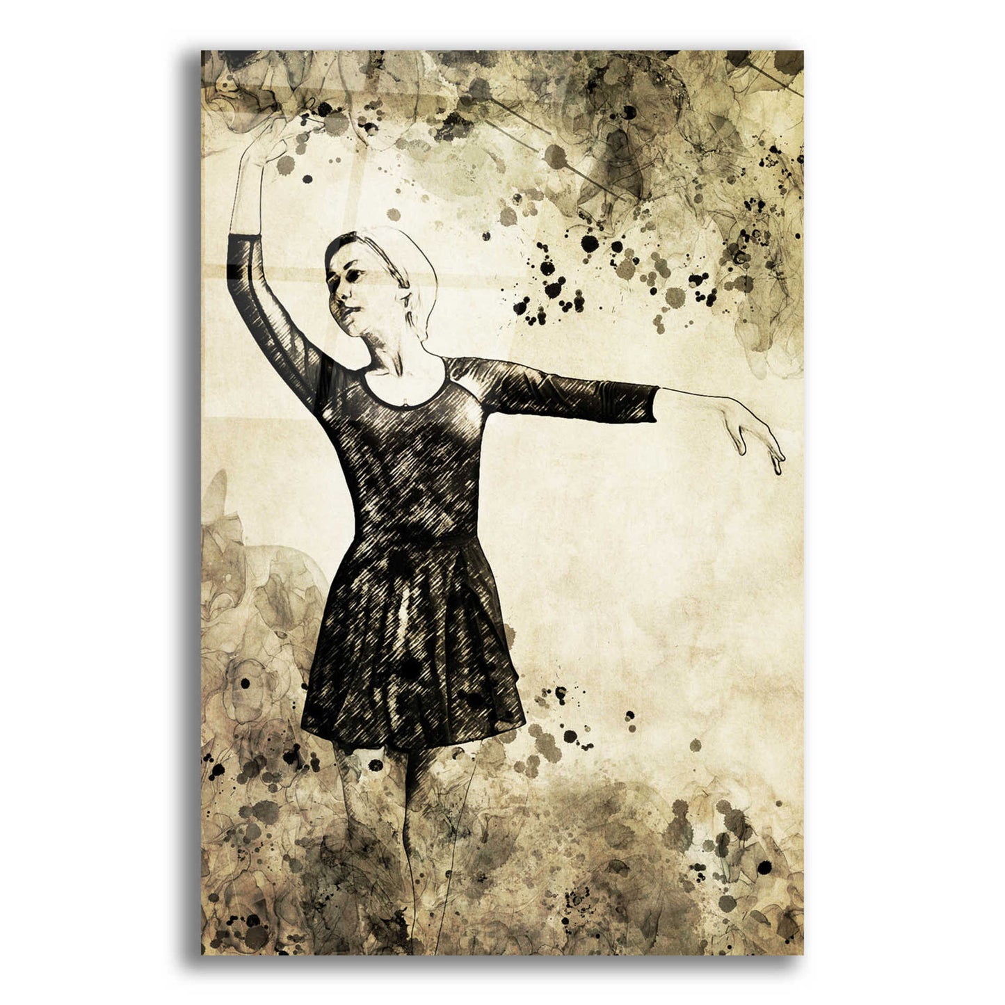 Epic Art 'Prima Ballerina Dream 4' by Ashley Aldridge Acrylic Glass Wall Art