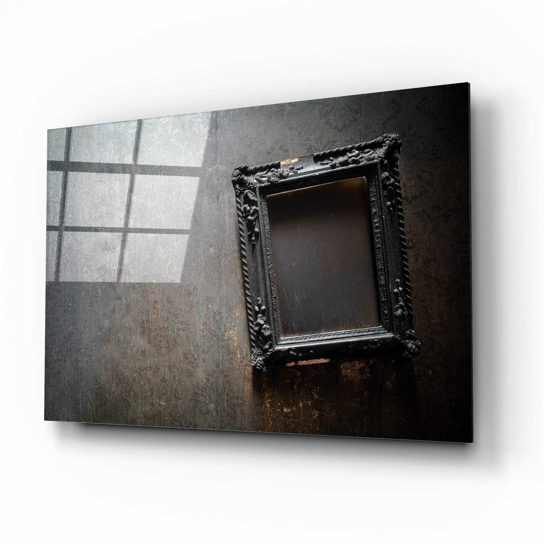 Epic Art 'Burned Frame' by Roman Robroek Acrylic Glass Wall Art,16x12