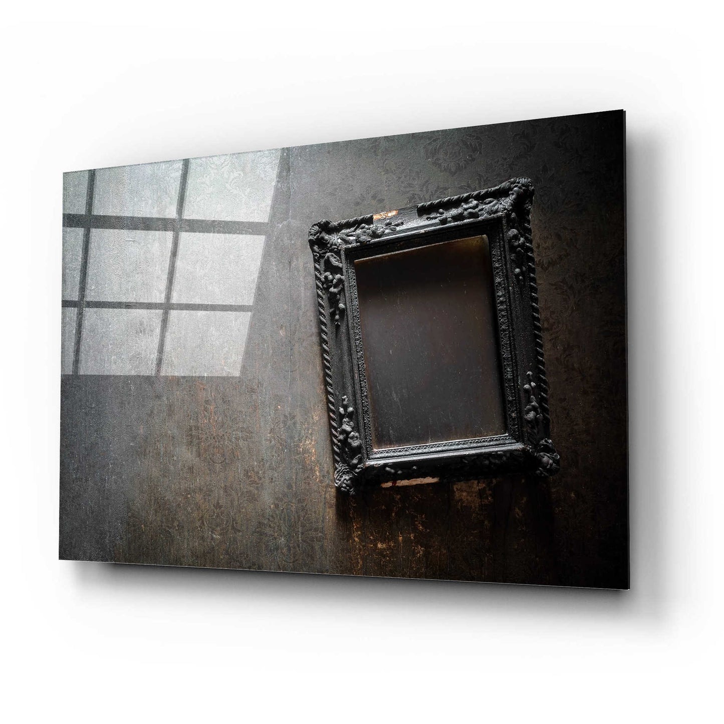 Epic Art 'Burned Frame' by Roman Robroek Acrylic Glass Wall Art,24x16