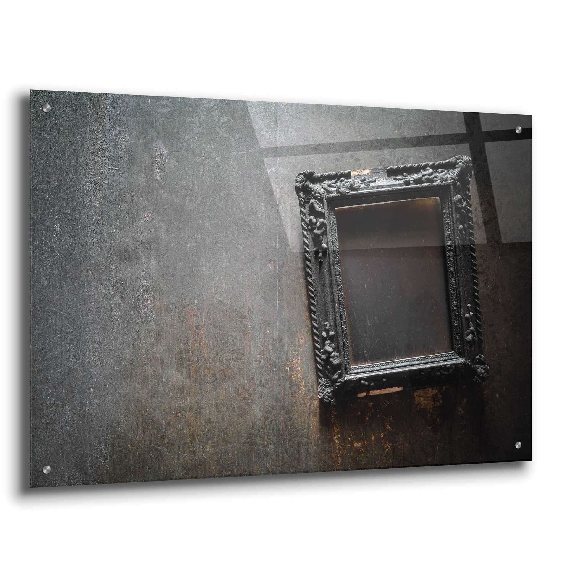 Epic Art 'Burned Frame' by Roman Robroek Acrylic Glass Wall Art,36x24